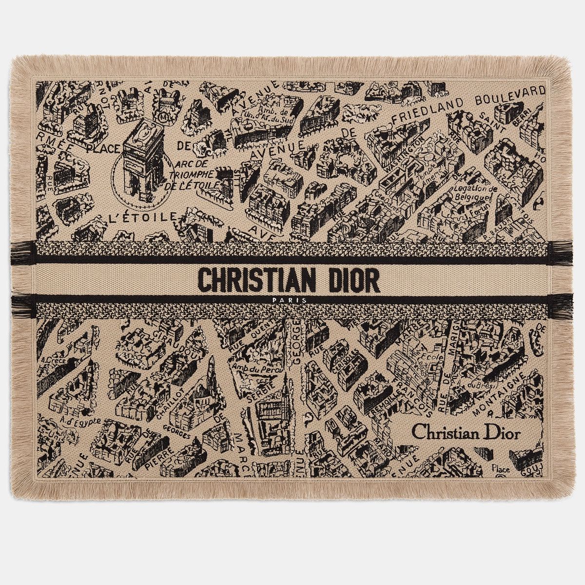 Dior o1bcso1str0226 Size:OS/Placemat in Beige/Black Size ONE SIZE - 1 Thumbnail
