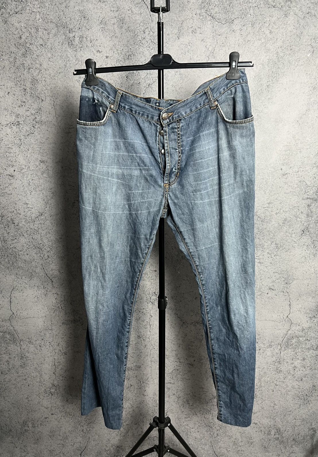 Vintage Gianfranco Ferre Jeans Y2K Distressed Denim Pants