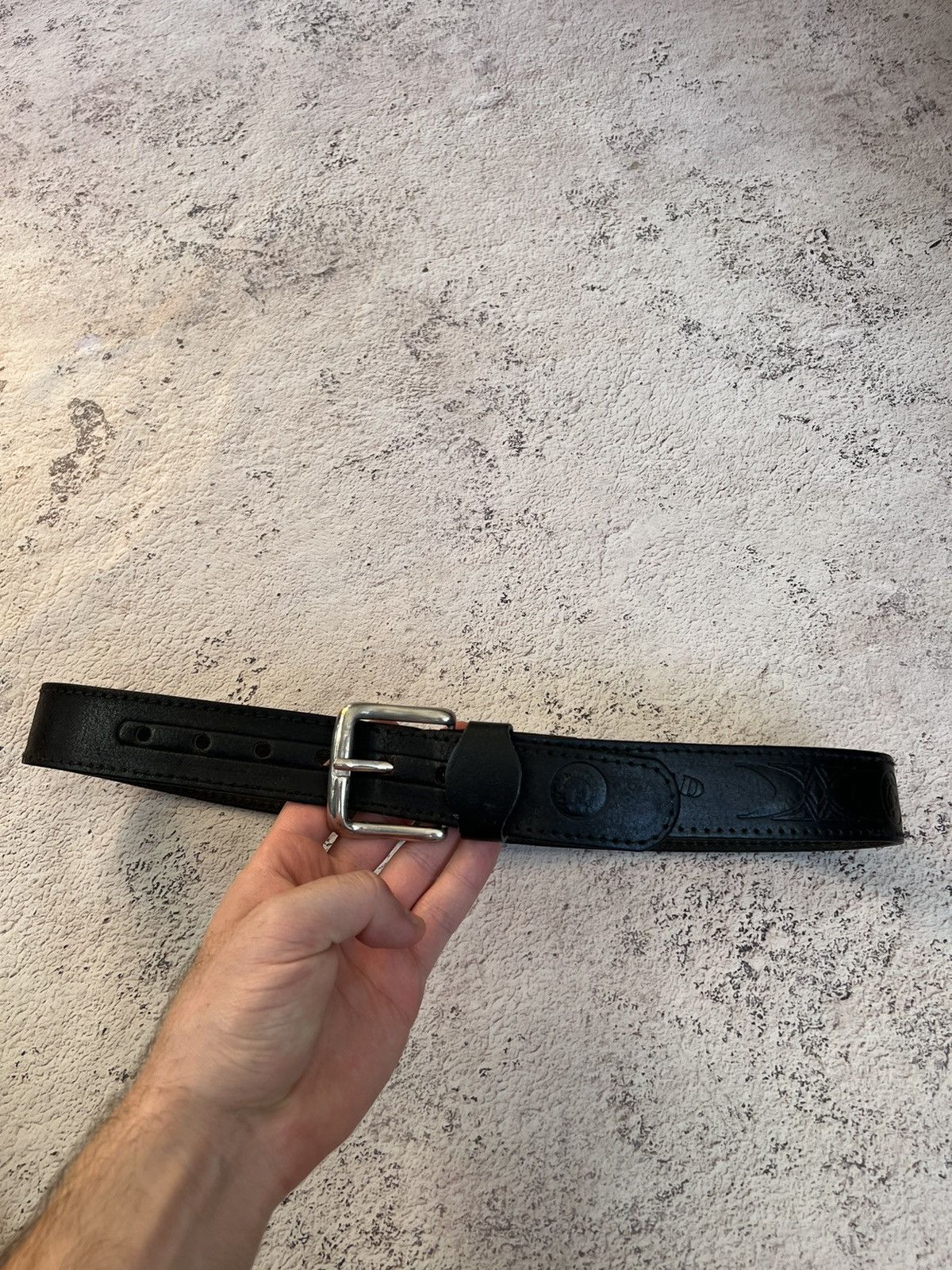 Diesel × Vintage Y2K DIESEL Vintage Leather Belt Size ONE SIZE - 2 Thumbnail