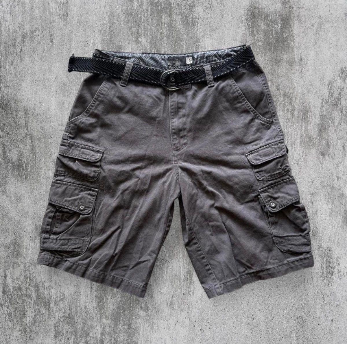 Ocean Pacific Vintage Y2K Ocean Pacific Grey Cargo Skater Shorts Men's W34 Size US 34 / EU 50 - 1 Thumbnail