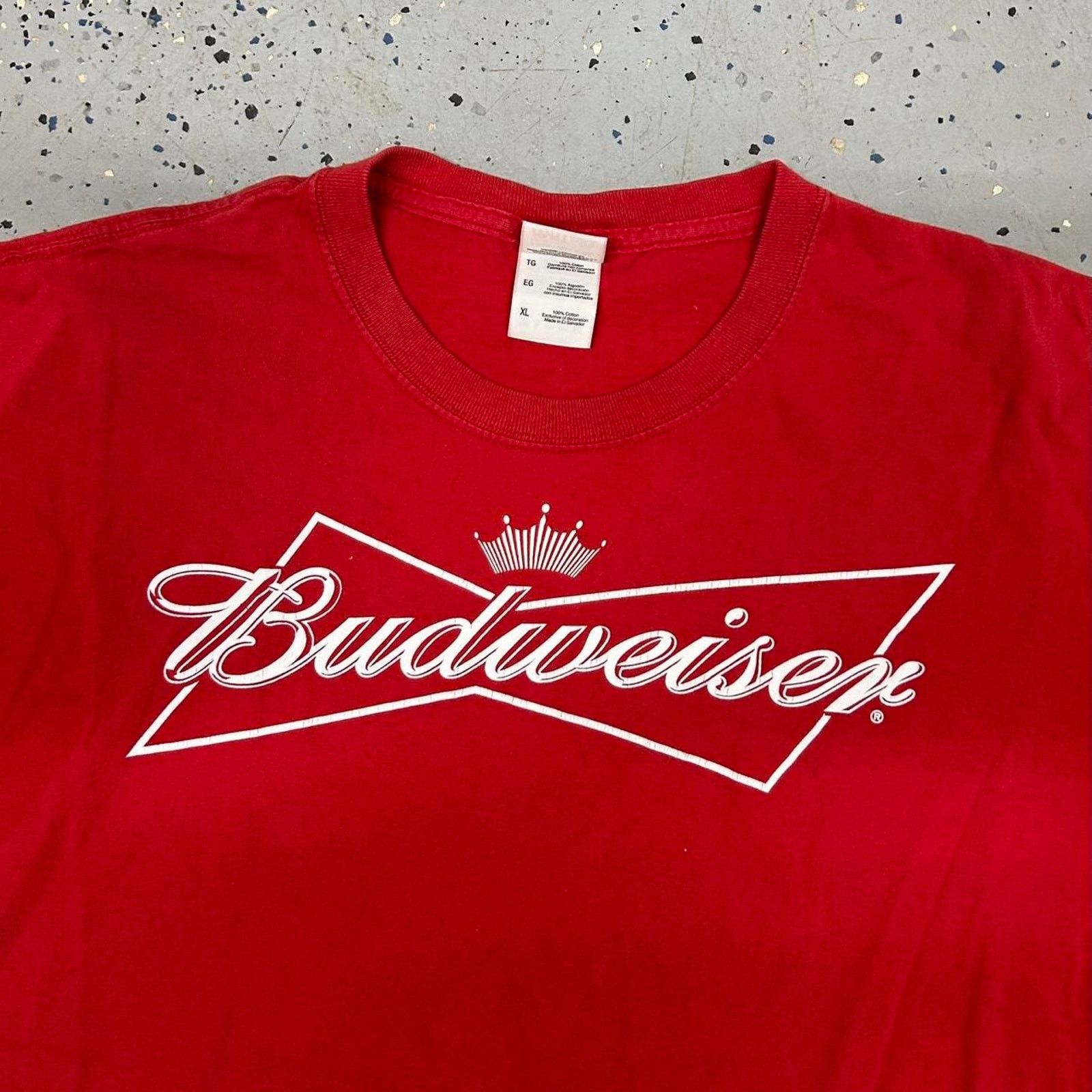 Fruit Of The Loom Y2K Budweiser T-shirt Size US XL / EU 56 / 4 - 2 Thumbnail