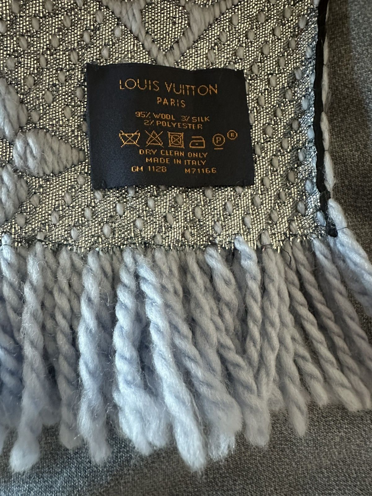 Louis Vuitton Louis Vuitton logomania wool scarf Size ONE SIZE - 6 Thumbnail