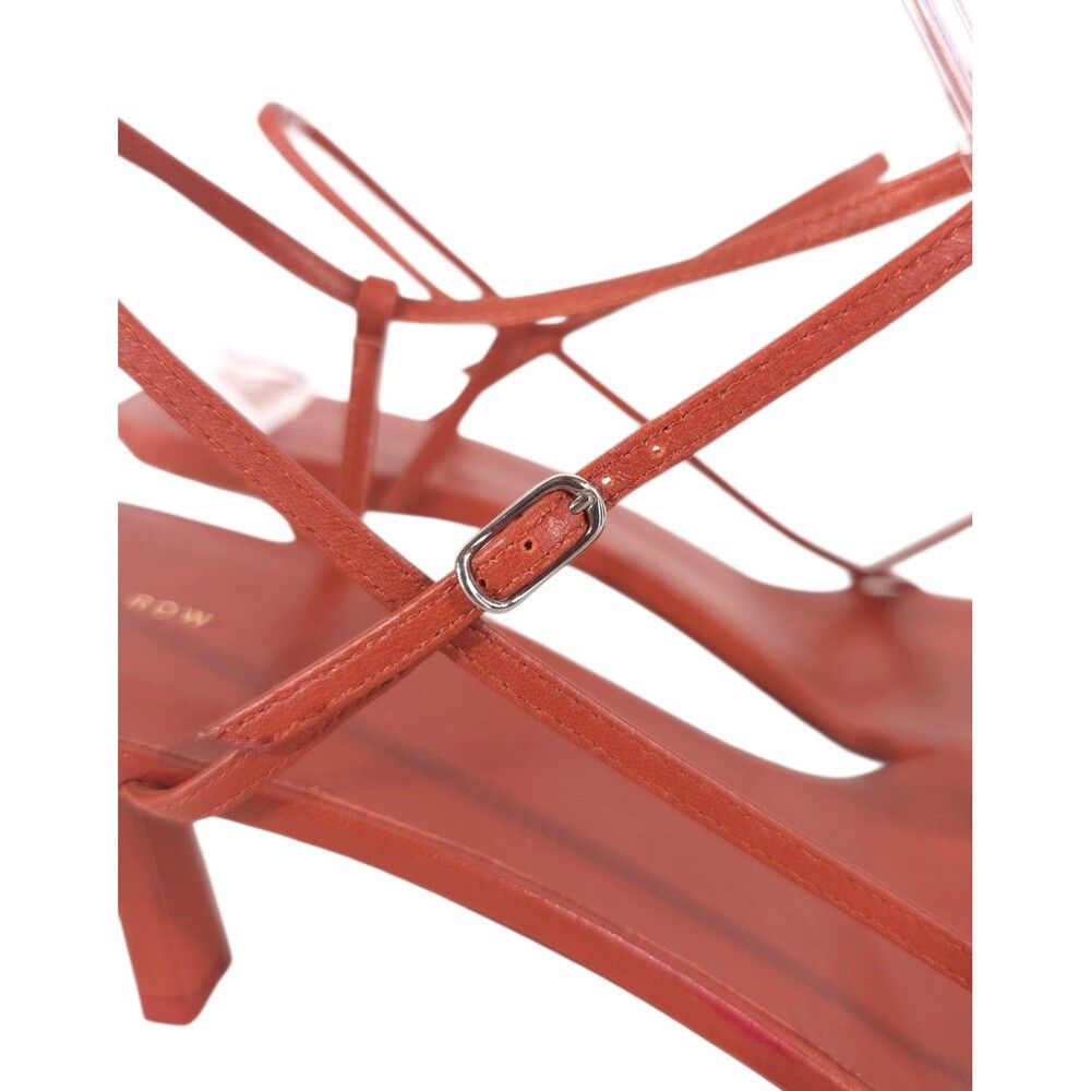 The Row The Row Bare Sandals US 12 EU 42 Womens Brick Red Strappy Size US 12 / IT 42 - 5 Thumbnail