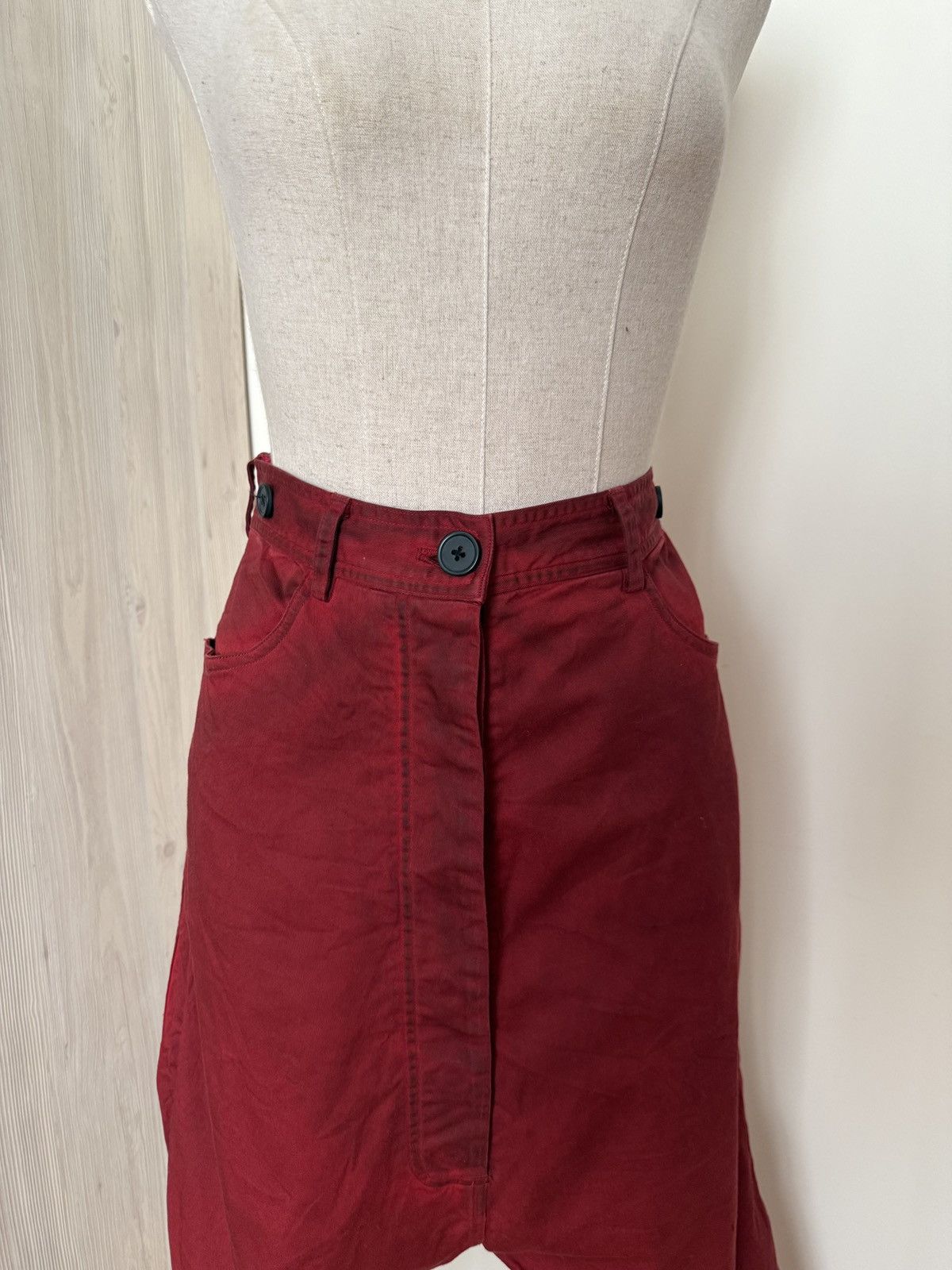Rundholz Rundholz Avant-Garde Drop Crotch Pants Size 31" - 2 Thumbnail