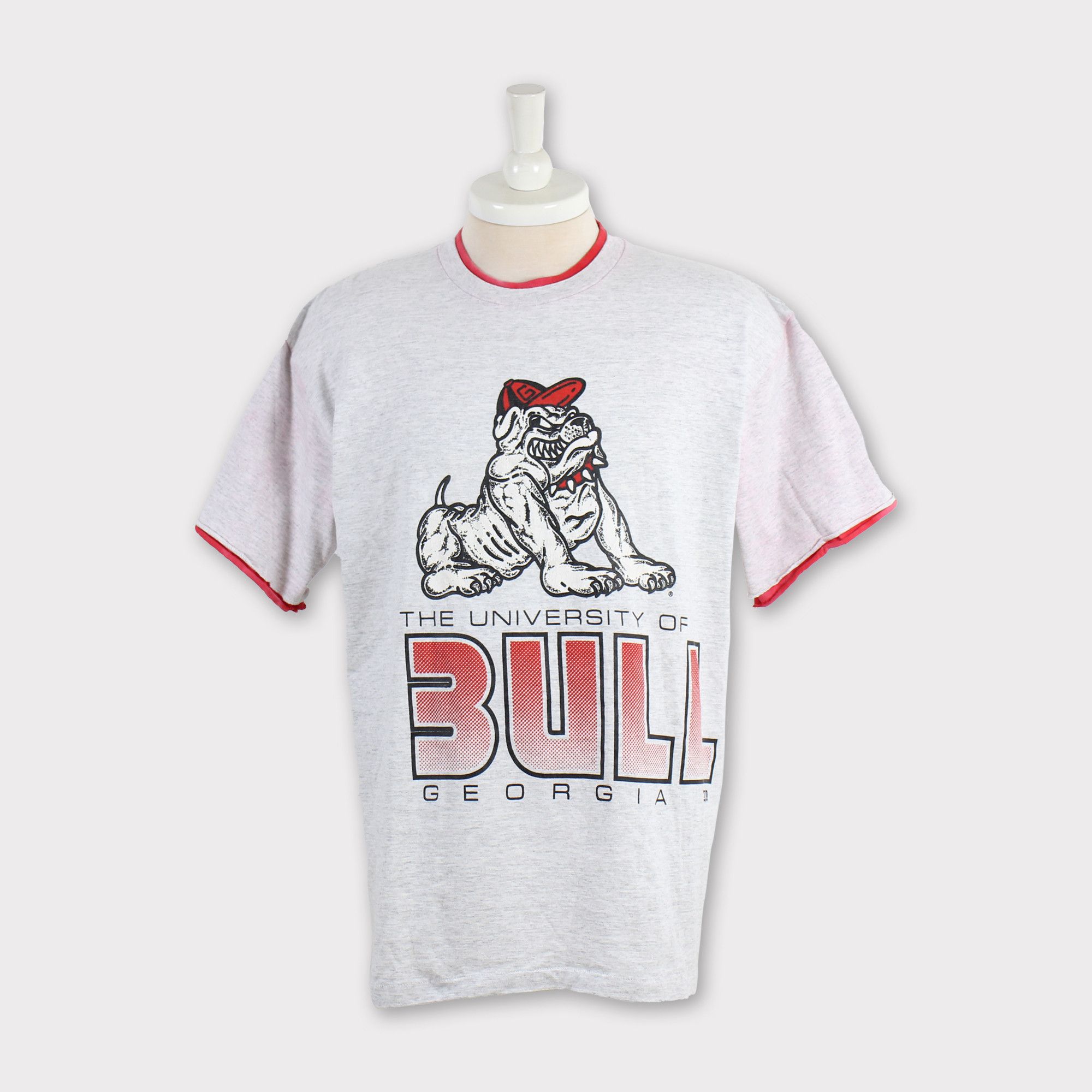 image of American College x Collegiate Vintage 90's Georgia Bulldogs Sweatshirt/shirt/tshirt/hoodie in Grey 