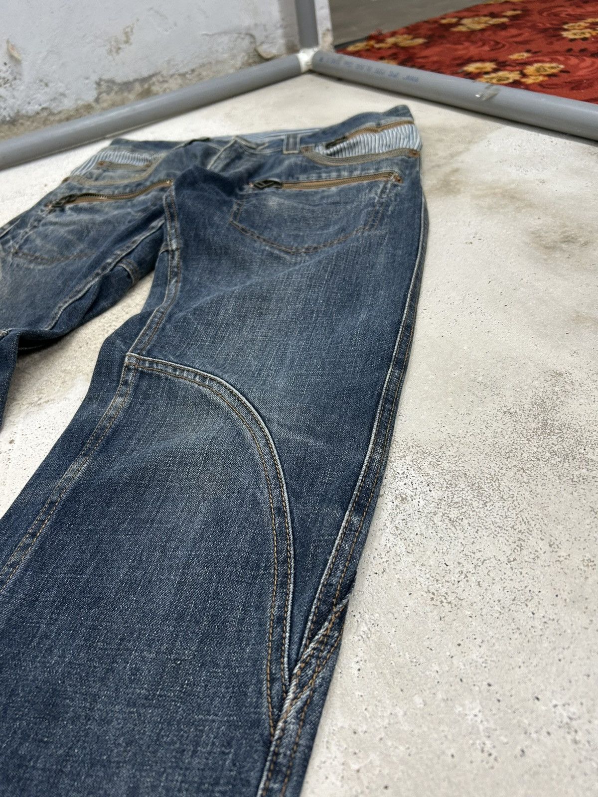 Japanese Brand Made In Heaven Unique Knee Arrow Kapital Style Junya Watanab Size US 33 - 5 Thumbnail