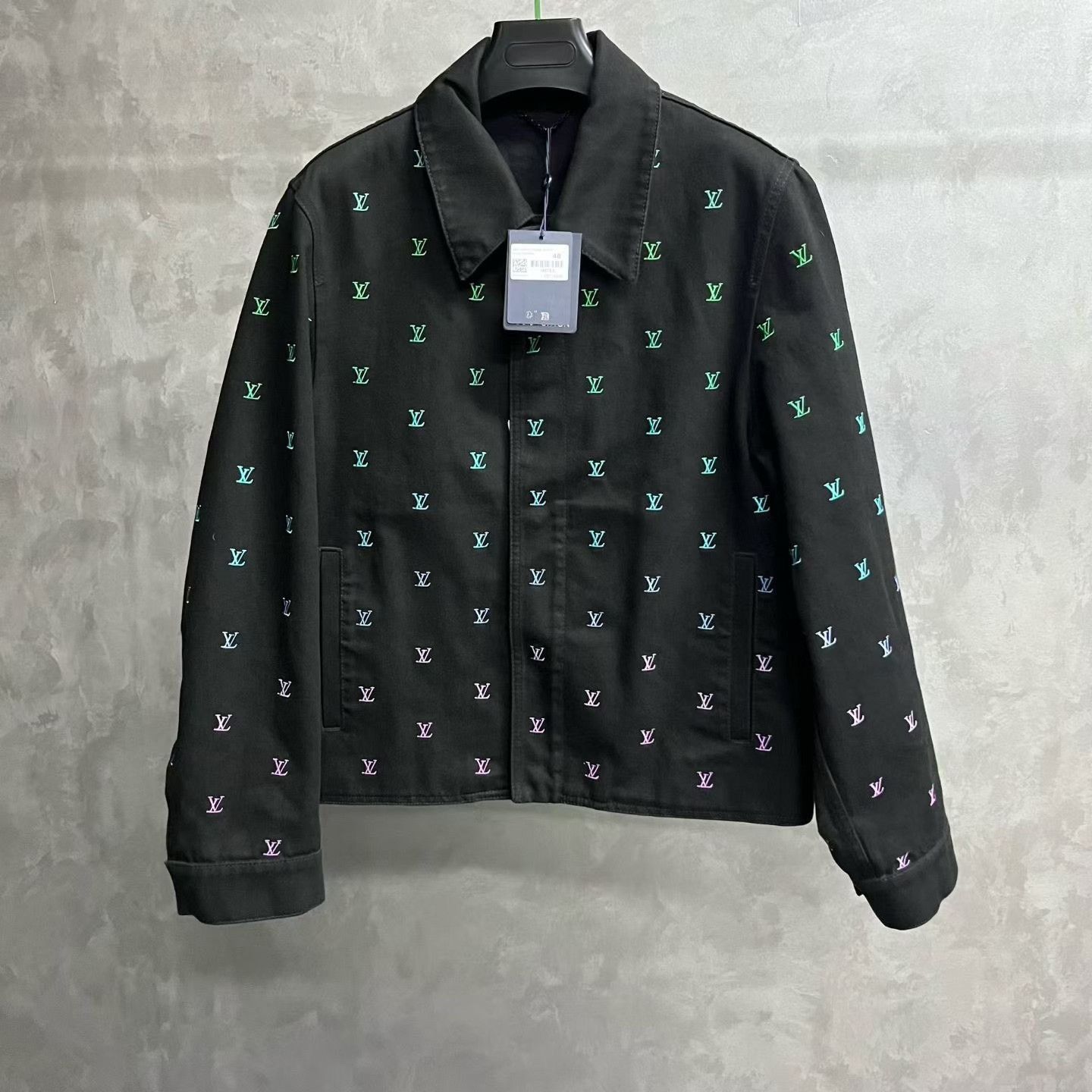 Louis Vuitton Louis Vuitton Retro Printed Blue Light Jacket M Men Size US M / EU 48-50 / 2 - 1 Thumbnail