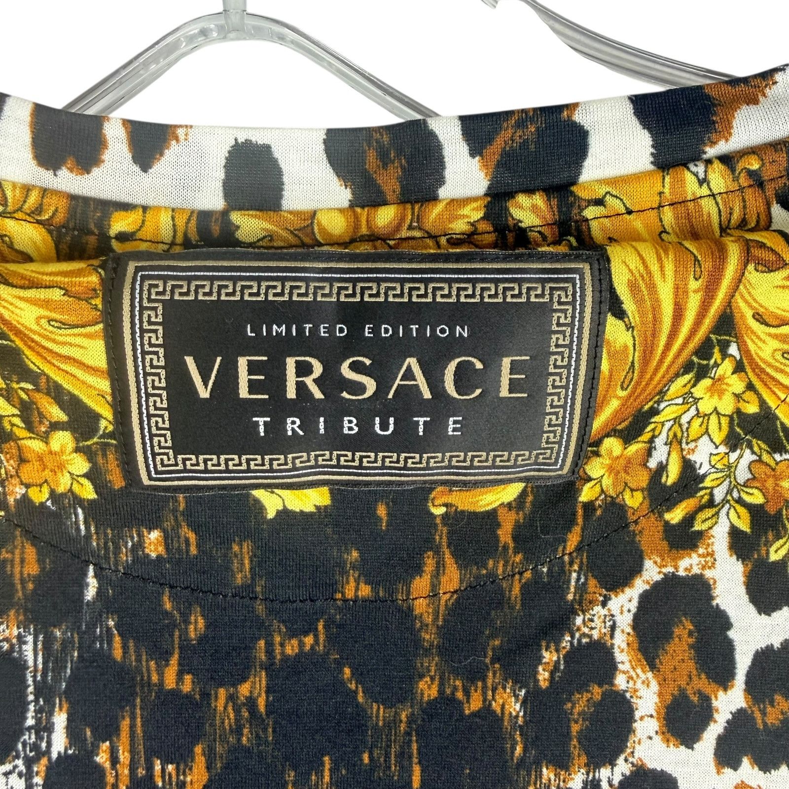 Versace New Versace Tribute Wild Baroque SS 1992 Shirt White Size S Size US S / EU 44-46 / 1 - 6 Thumbnail