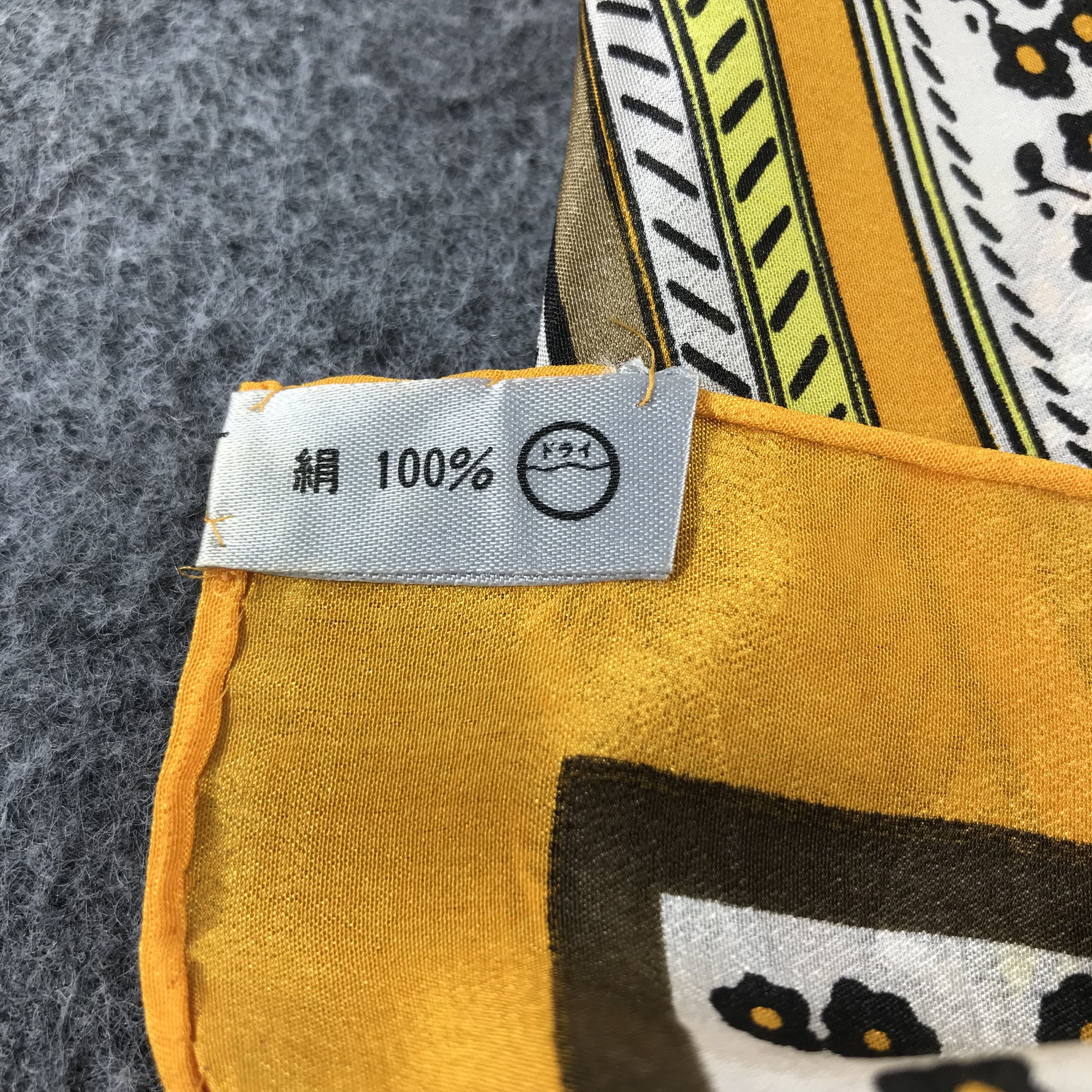 Japanese Brand Boggia Bruno Silk Scarf M130 Size ONE SIZE - 7 Thumbnail