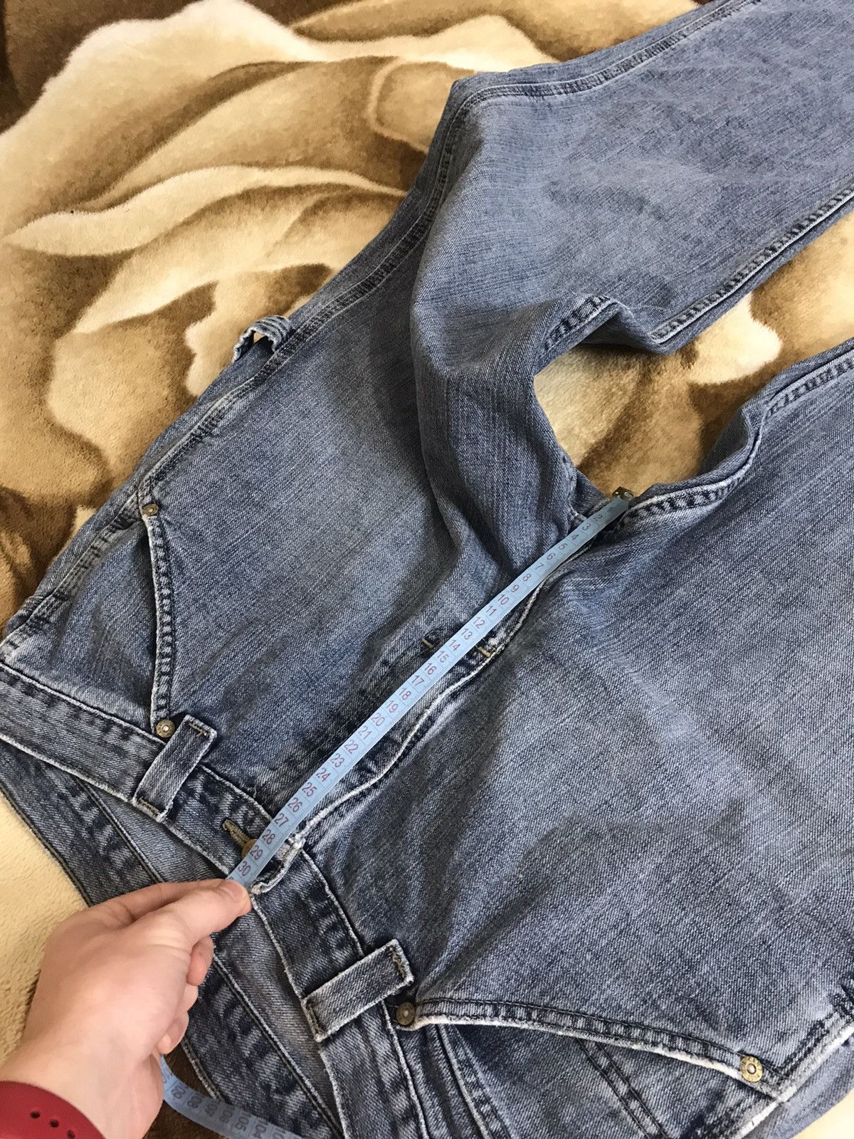 Japanese Brand × Vintage 🔥 VINTAGE DENIM CARPENTER DETROIT CHORE JEANS LEE DUNGAREES Size US 32 / EU 48 - 14 Thumbnail