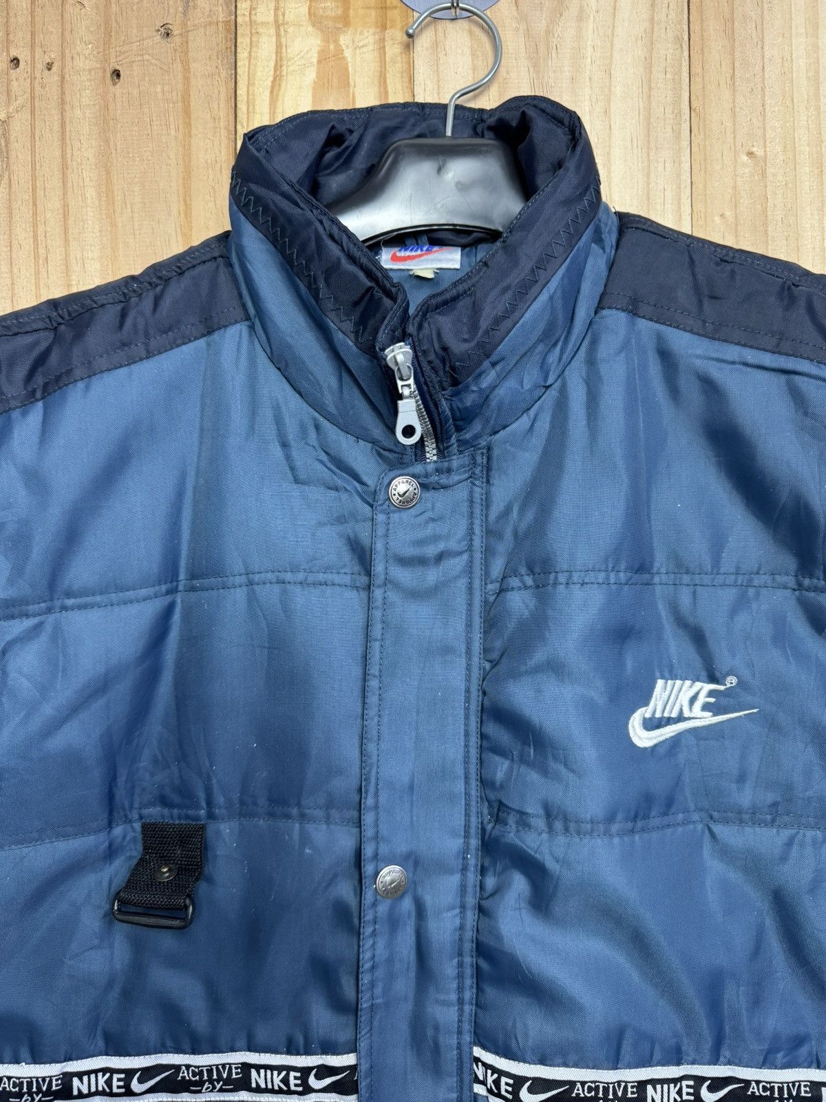 Nike × Vintage Vintage 90s Nike Orange Tag Vest Jacket Size US XL / EU 56 / 4 - 8 Thumbnail