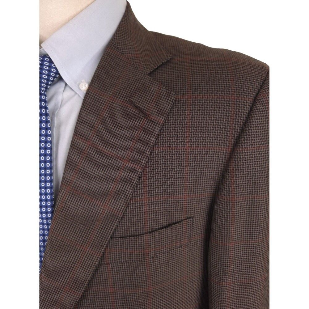 Ermenegildo Zegna Ermenegildo Zegna Houndstooth Fit Rom Blazer 52R 42 Mens Size 42R - 2 Thumbnail