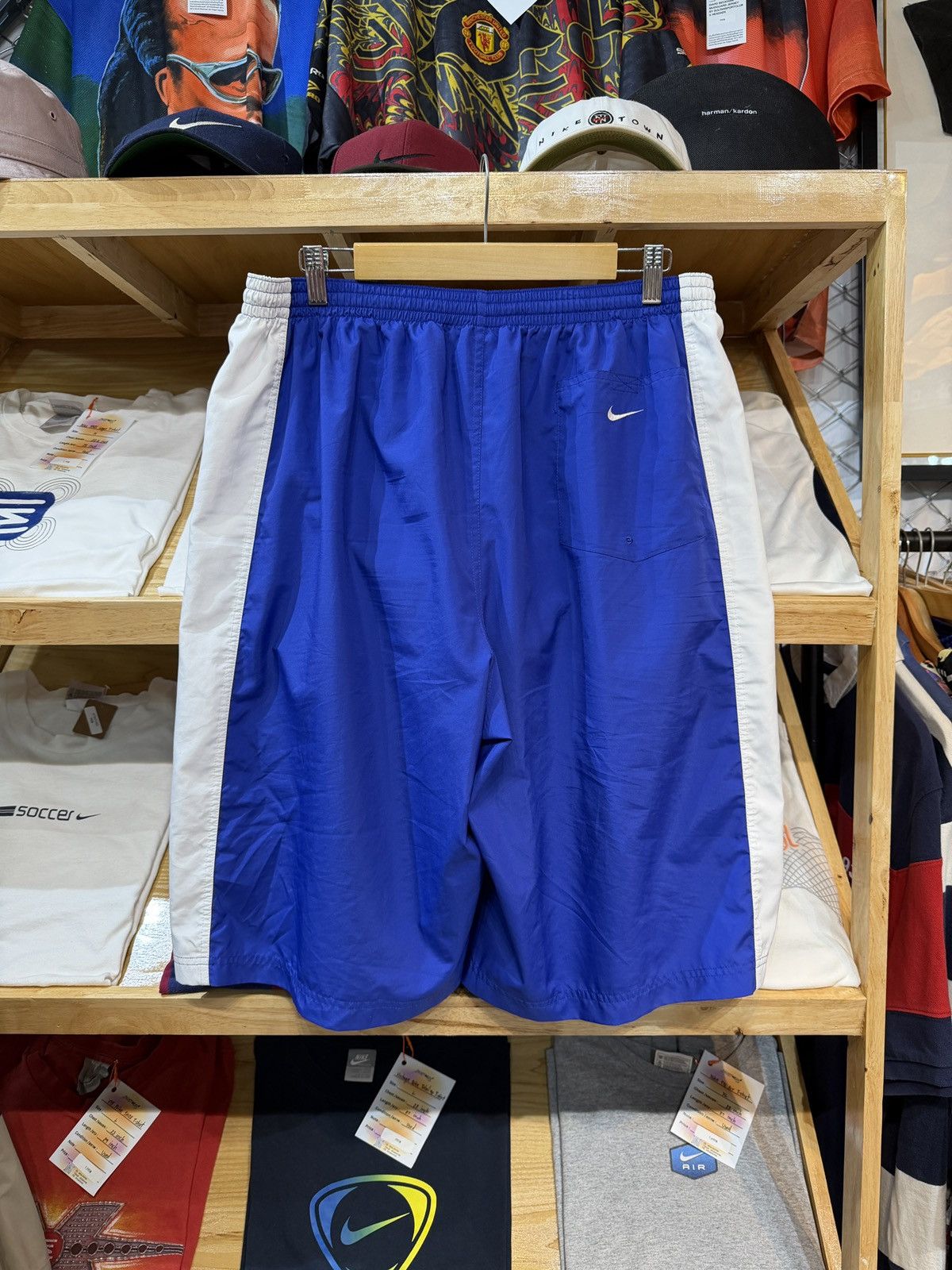 Nike Vintage Brazil 🇧🇷 2002-04 "WC" Training 3/4 Short Size US 32 / EU 48 - 2 Thumbnail