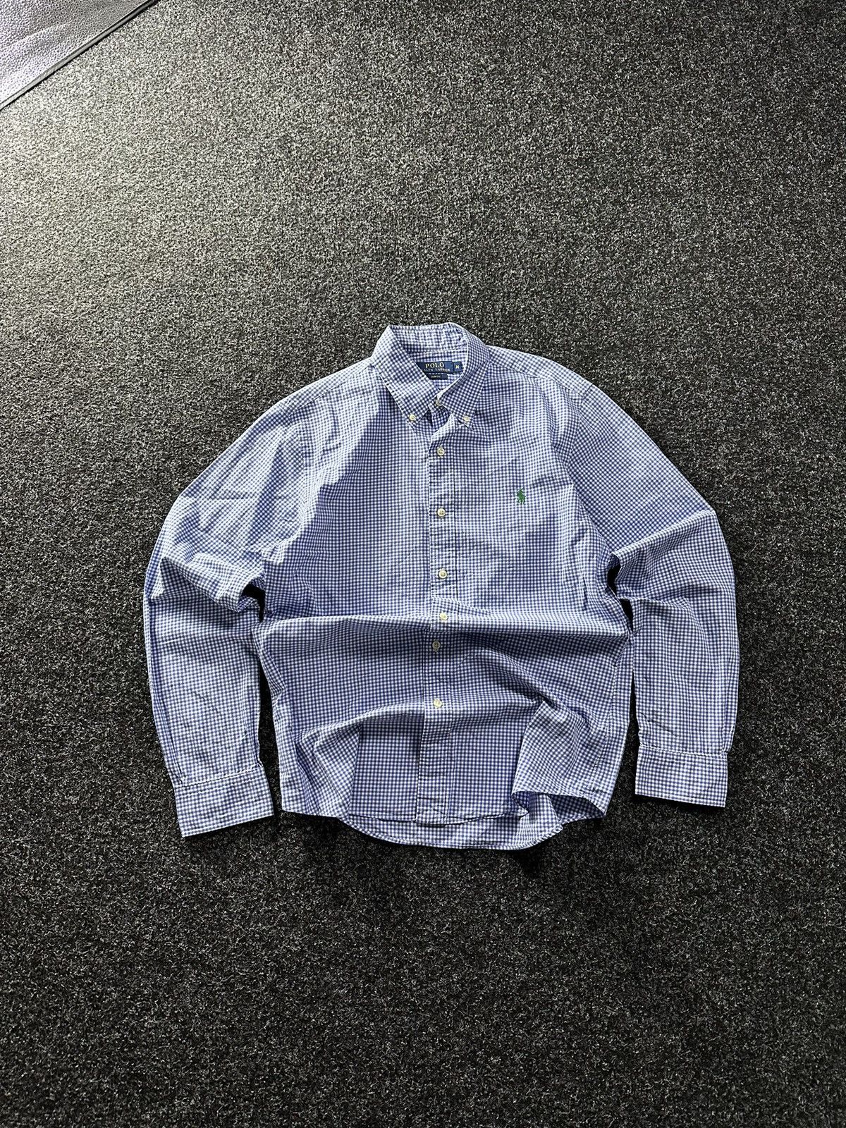 Polo Ralph Lauren × Ralph Lauren × Vintage ✅Polo Ralph Lauren Vintage Mens Long Sleeve Striped Shirt Size US M / EU 48-50 / 2 - 1 Thumbnail