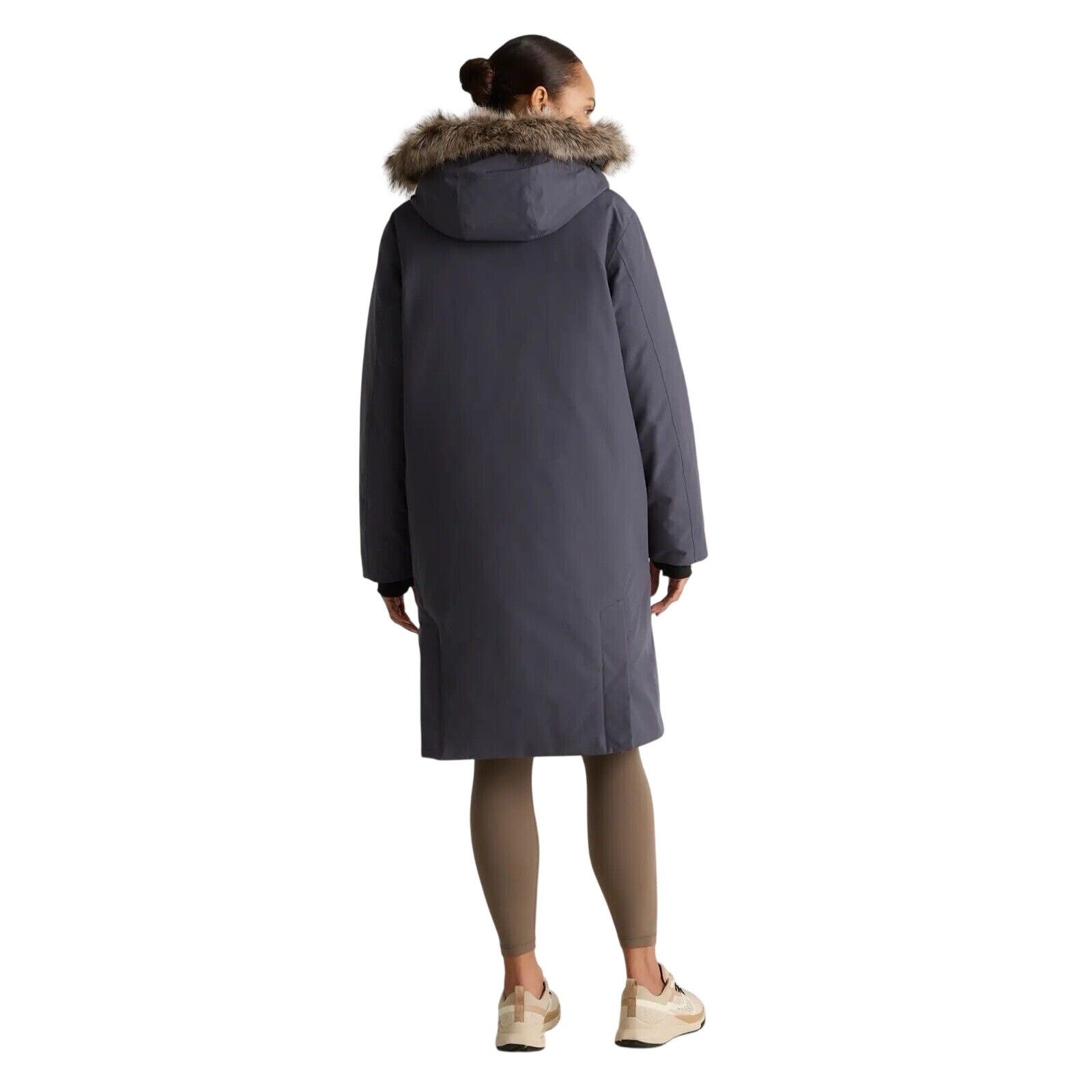 Quince Quince Responsible Down Hooded Long Parka Carbon Gray Large Size L / US 10 / IT 46 - 3 Thumbnail