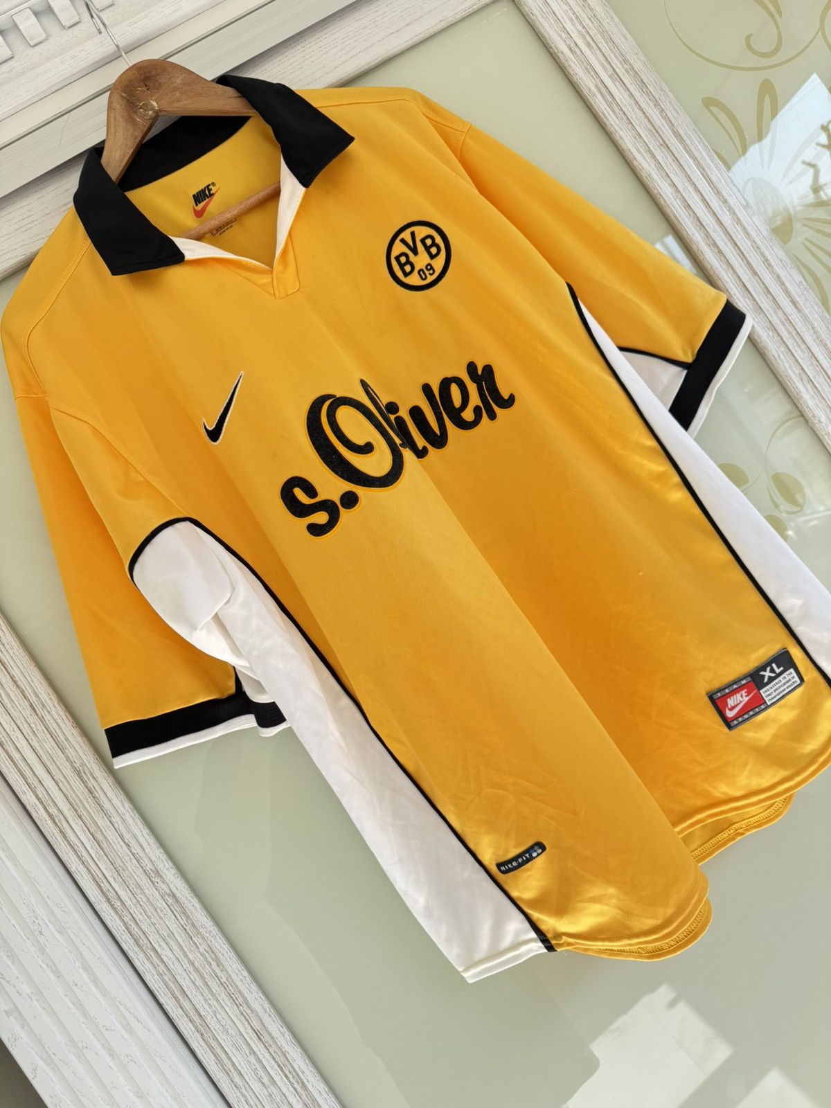 Nike Hassler 20 Borussia Dortmund 1998-1999 Vintage Socce Jersey Size US XL / EU 56 / 4 - 7 Thumbnail