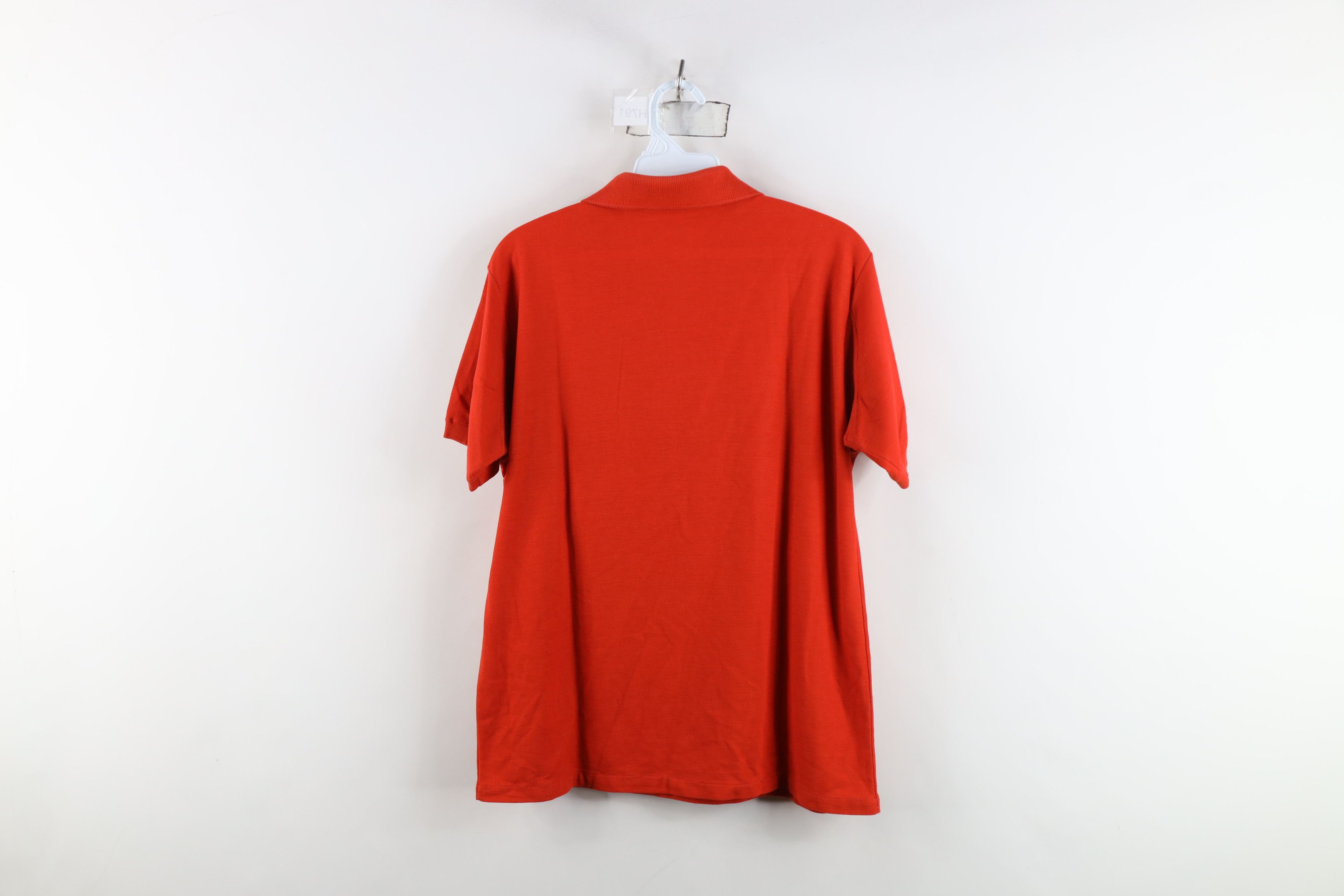 Vintage Vintage 70s Streetwear Gusset Collared Polo Shirt Orange USA Size US L / EU 52-54 / 3 - 12 Thumbnail