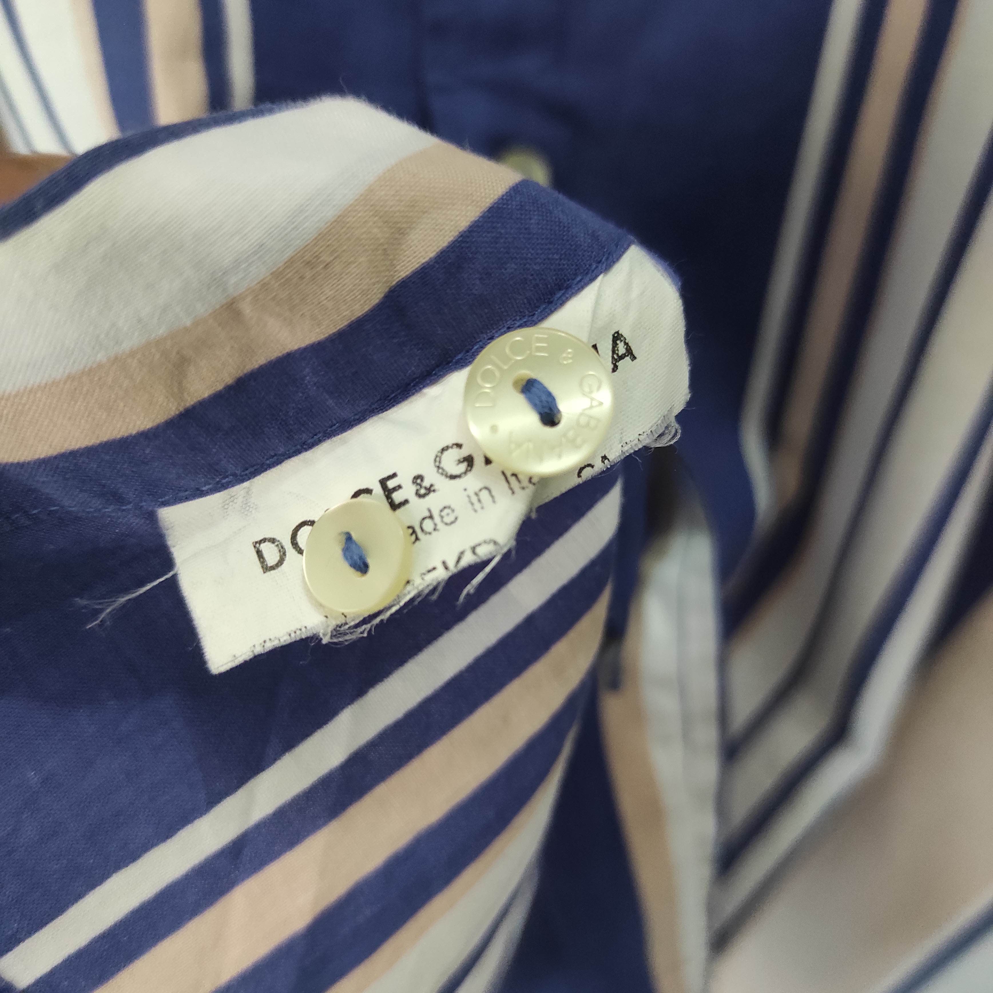 Dolce & Gabbana Dolce Gabbana Shirt Long Sleeve Button Up Size US M / EU 48-50 / 2 - 10 Thumbnail