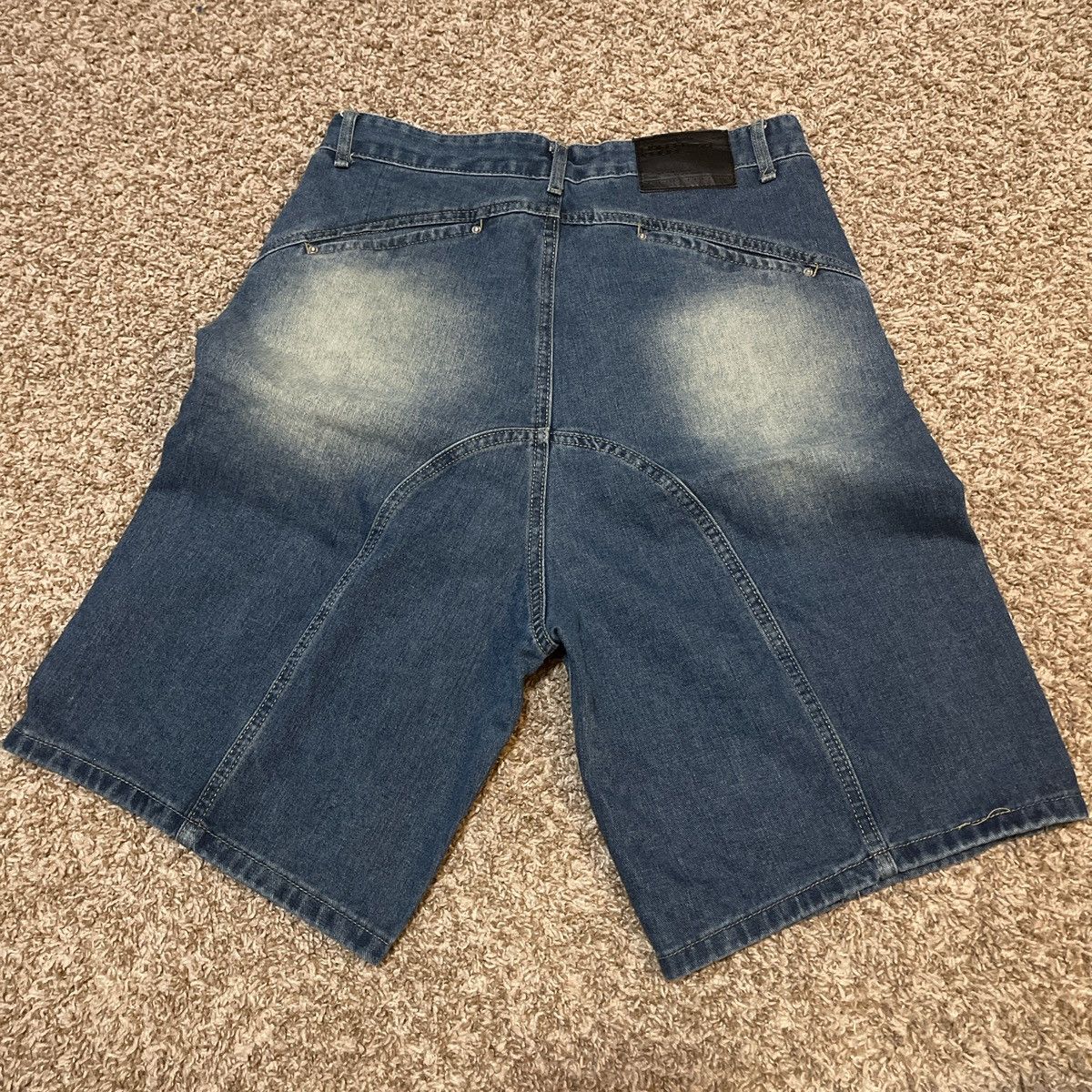 Vintage Baggy Blue Denim Jorts Size US 30 / EU 46 - 3 Thumbnail