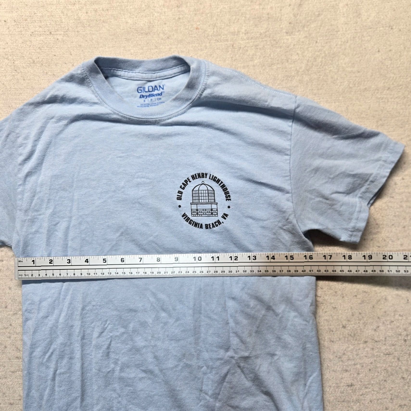 Vintage Old Cape Henry Lighthouse VA Virginia Beach Tee Shirt Adult Size S Small Size US S / EU 44-46 / 1 - 5 Thumbnail