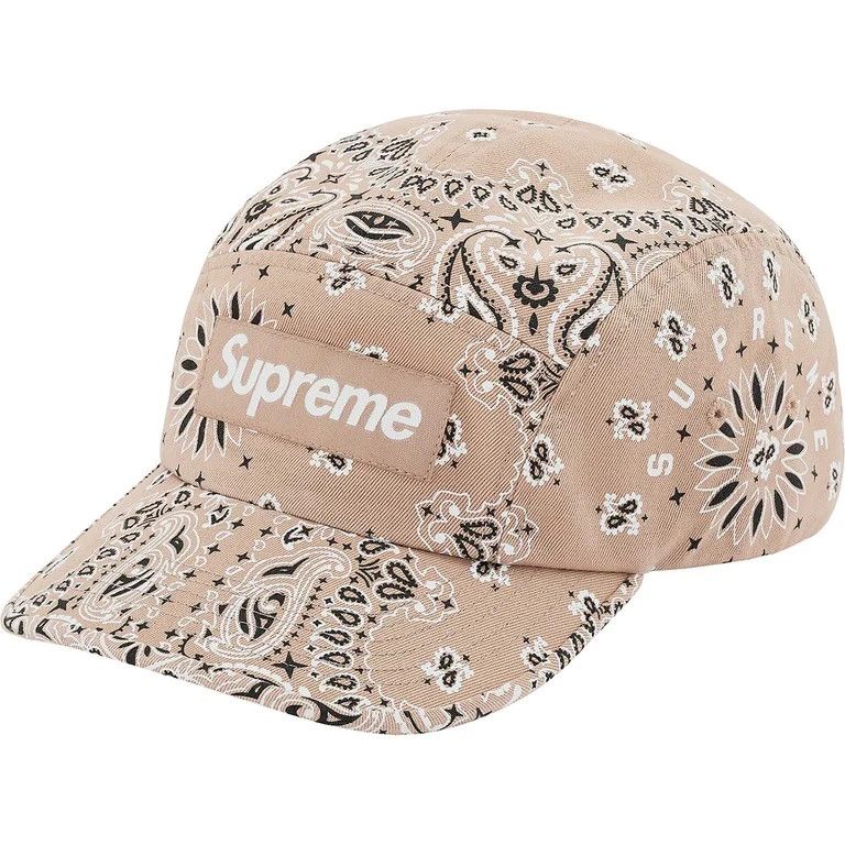 Supreme Supreme Bandana Camp Cap 'Tan' Size ONE SIZE - 1 Thumbnail