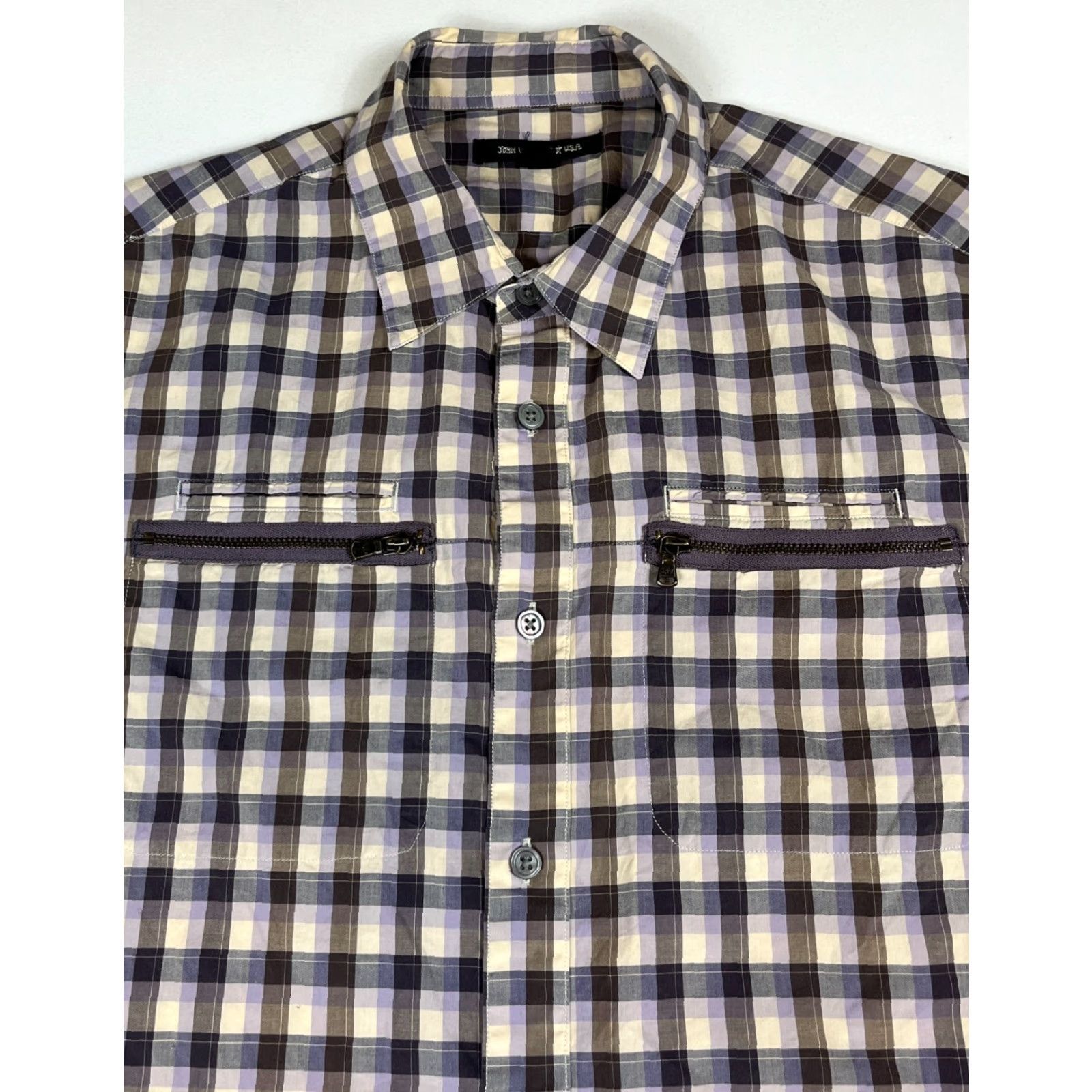 John Varvatos VINTAGE John Varvatos Button-Up Shirt Plaid XS? Size US M / EU 48-50 / 2 - 2 Thumbnail