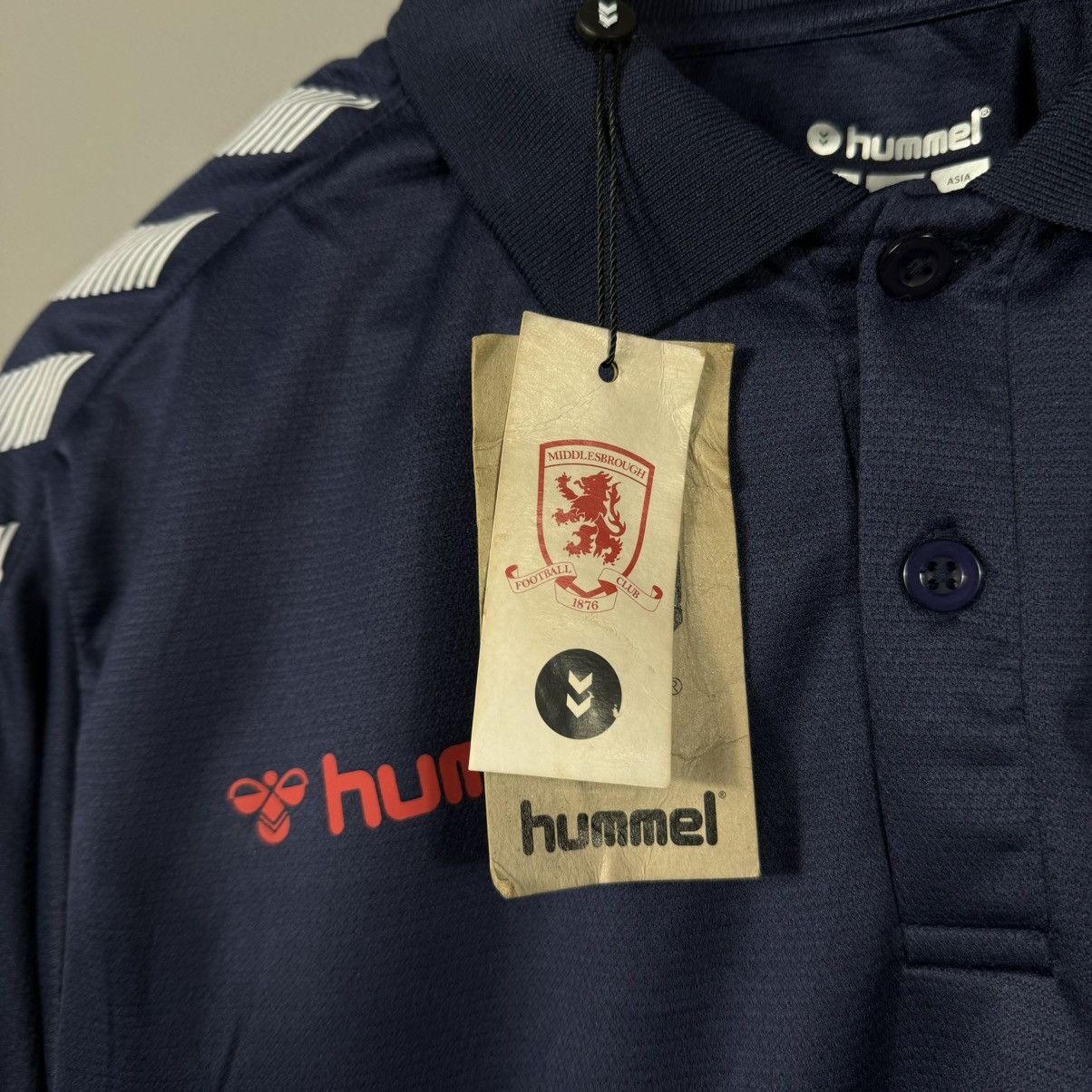 Hummel NEW Hummel Middlesbrough Soccer Polo Size US L / EU 52-54 / 3 - 6 Thumbnail