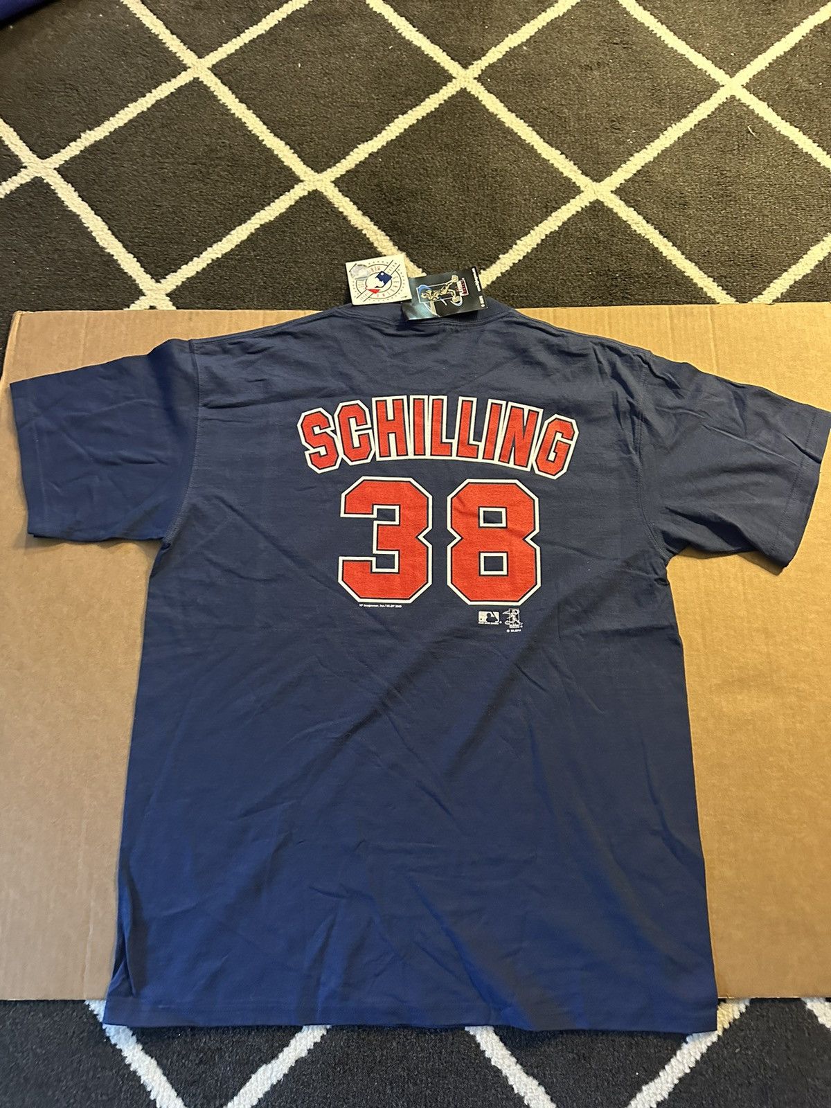 MLB Schilling 2005 jersey shirt Size US L / EU 52-54 / 3 - 4 Thumbnail