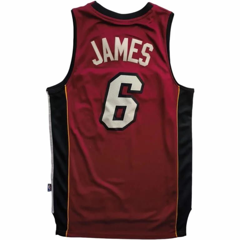 Adidas Miami Heat LeBron James Adidas Swingman alternate NBA jersey Size US S / EU 44-46 / 1 - 2 Thumbnail