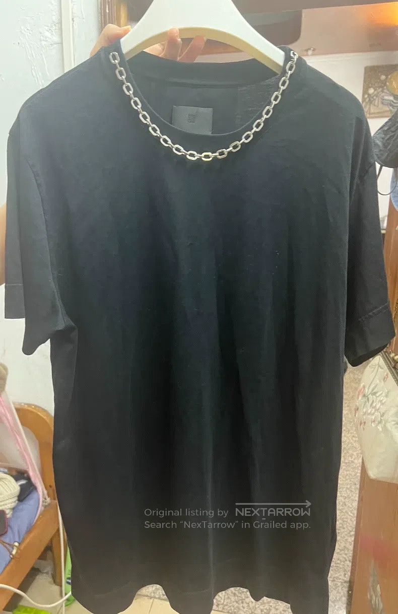 Givenchy Givenchy Men's Chain T-Shirt Size S Size US S / EU 44-46 / 1 - 3 Thumbnail