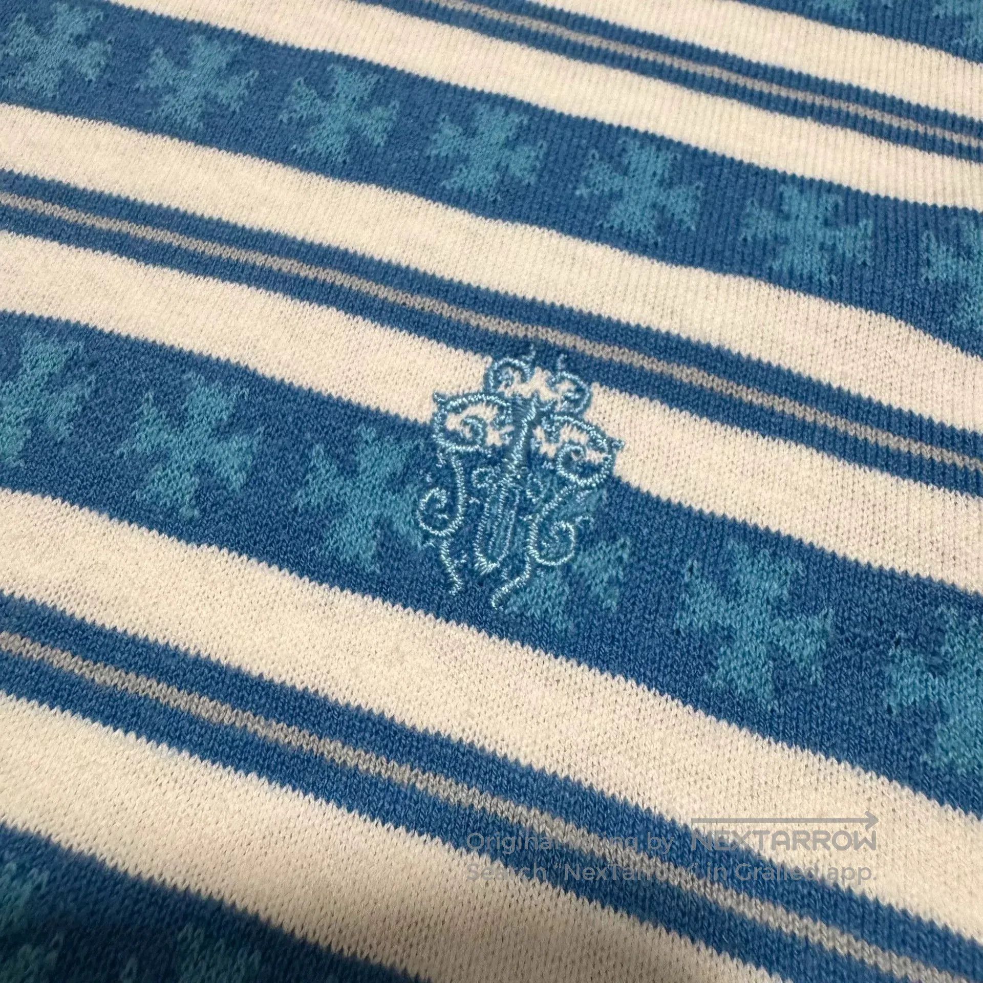 Chrome Hearts chrome hearts blue striped short sleeve t. Size US M / EU 48-50 / 2 - 2 Thumbnail