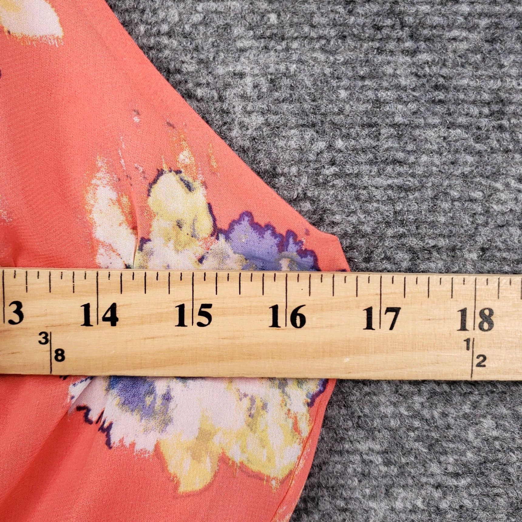 Vintage Lush Dress Womens S Small Orange Blouson Chiffon Floral Mini Fit & Flare Tank Dress Sleeveless Halter Skater Casual Party/Cocktail Size S / US 4 / IT 40 - 6 Thumbnail