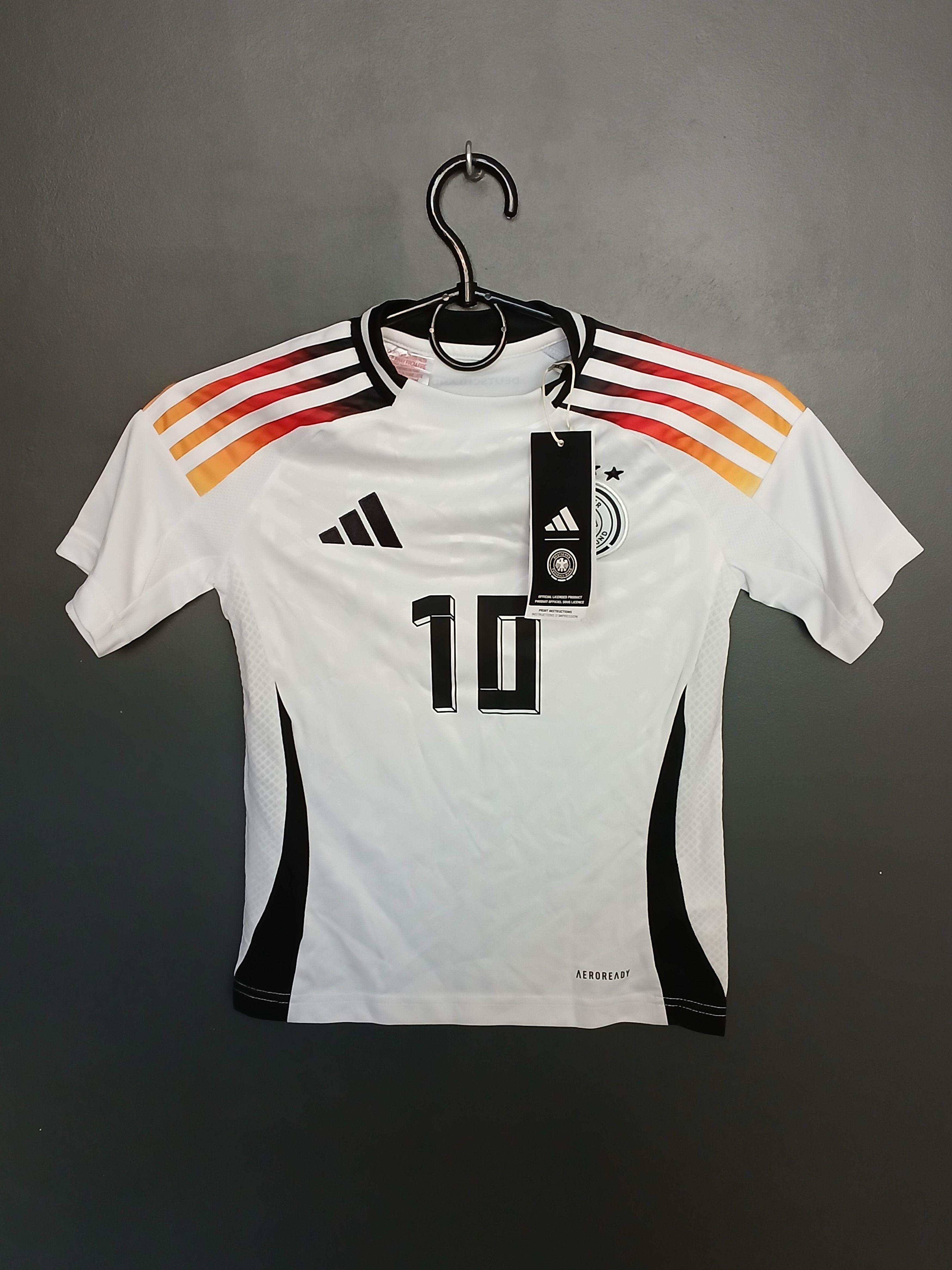 Adidas New KIDS Germany National Team 24/25 Home Football Jersey Size US XS / EU 42 / 0 - 1 Thumbnail