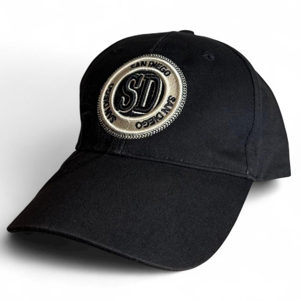 Robin Ruth Vintage San Diego Black Embroidered Cap Hat One Size Size ONE SIZE - 2 Thumbnail