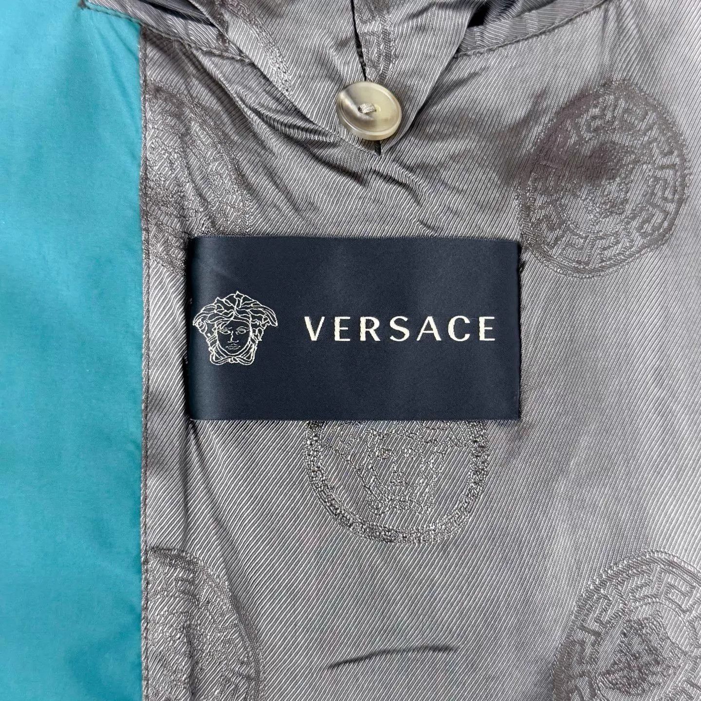 Versace Versace Lake Green Medusa Zip-Up Jacket 48 Size US M / EU 48-50 / 2 - 6 Thumbnail