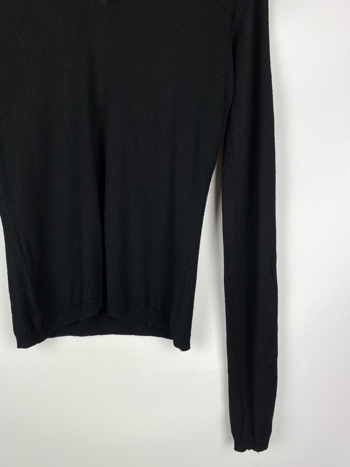 Versace Jeans Couture × Vintage Versace Jeans Couture vintage ladies v-neck sweater pullover Size M / US 6-8 / IT 42-44 - 6 Thumbnail