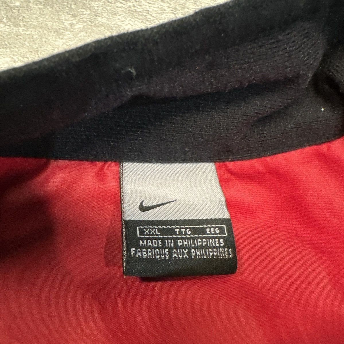 Nike × Vintage Vintage Nike Quarter Zip Windbreaker Red Anorak Lightweight Size US XXL / EU 58 / 5 - 6 Thumbnail