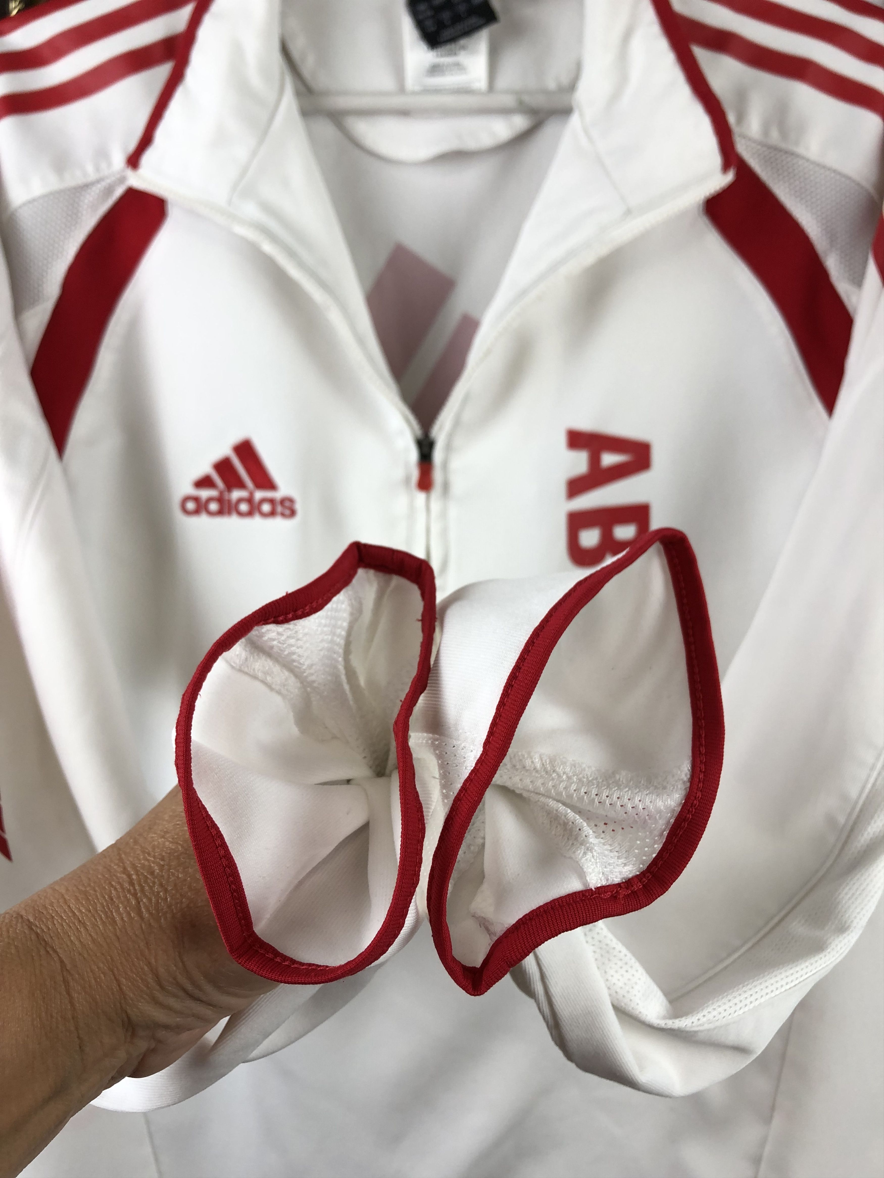 Adidas Vintage Ajax Suit Tracksuit Pants Jacket Track Soccer Size US M / EU 48-50 / 2 - 7 Thumbnail