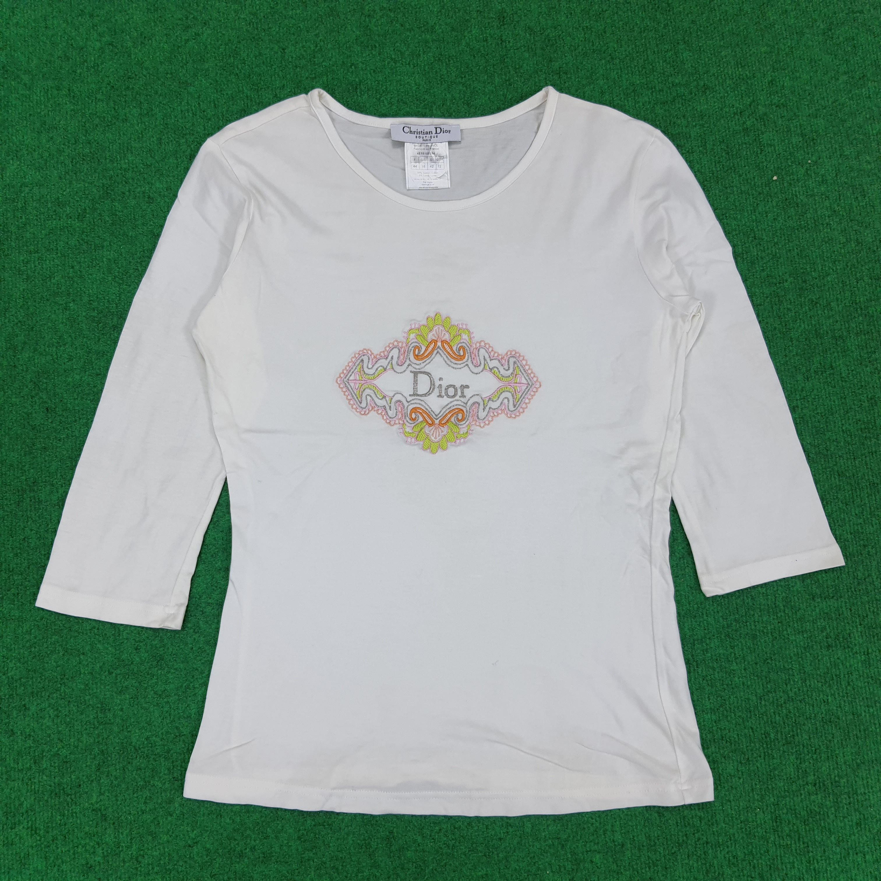 Christian Dior Monsieur × Vintage Vintage Chrisitan Dior Italian Brand T-shirt Size S / US 4 / IT 40 - 1 Thumbnail