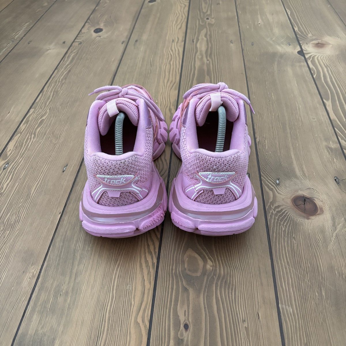 Balenciaga Balenciag Track 3 Distressed Trainers Platform Shoes Size US 8.5 / IT 38.5 - 6 Thumbnail