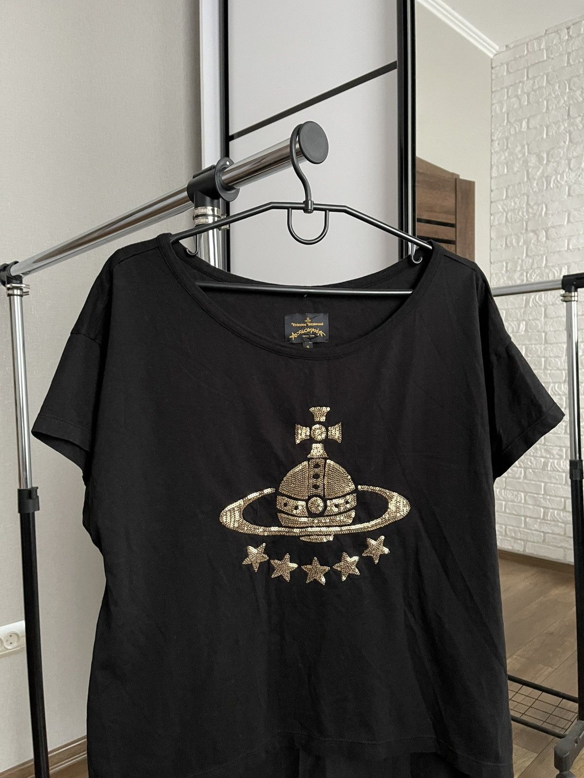 Vivienne Westwood Vivienne Westwood Anglomania Sunday Sequin T-Shirt Tee Size S / US 4 / IT 40 - 6 Thumbnail