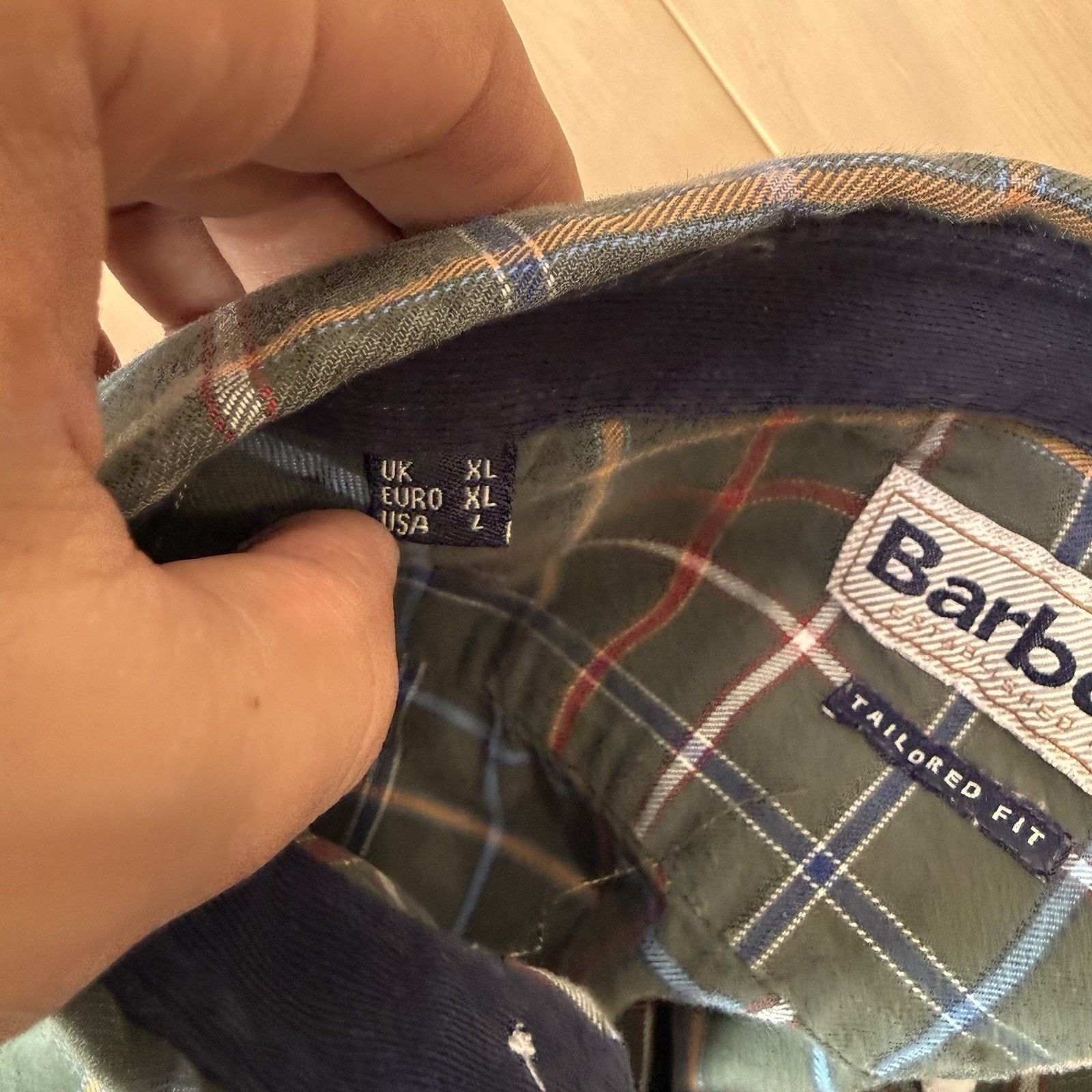 Barbour Barbour Shirt Large Green Plaid Casual Button Up New York Size US L / EU 52-54 / 3 - 9 Thumbnail