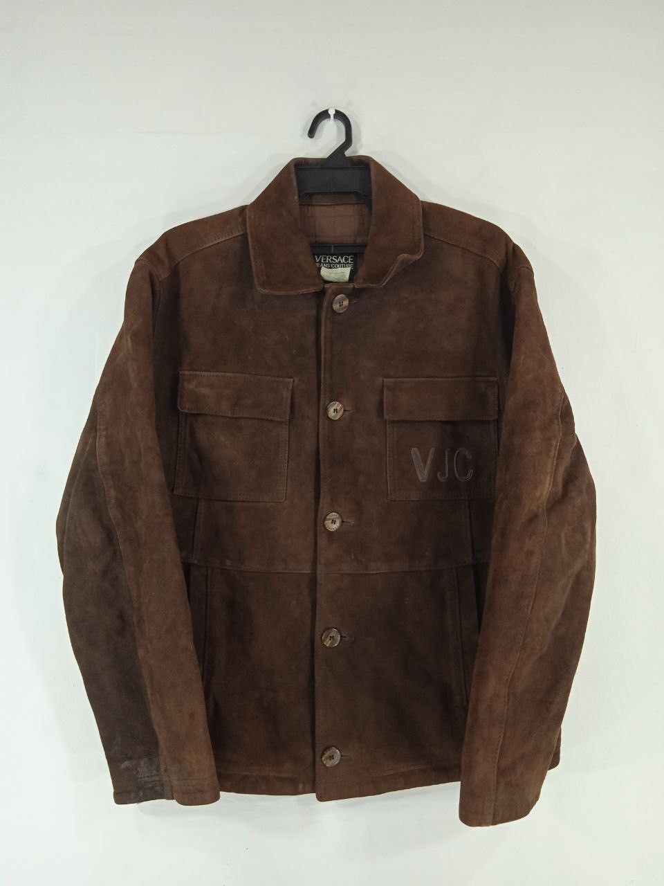 Versace Jeans Couture Vintage Versace Jeans Corture Leather jacket Size US L / EU 52-54 / 3 - 2 Thumbnail