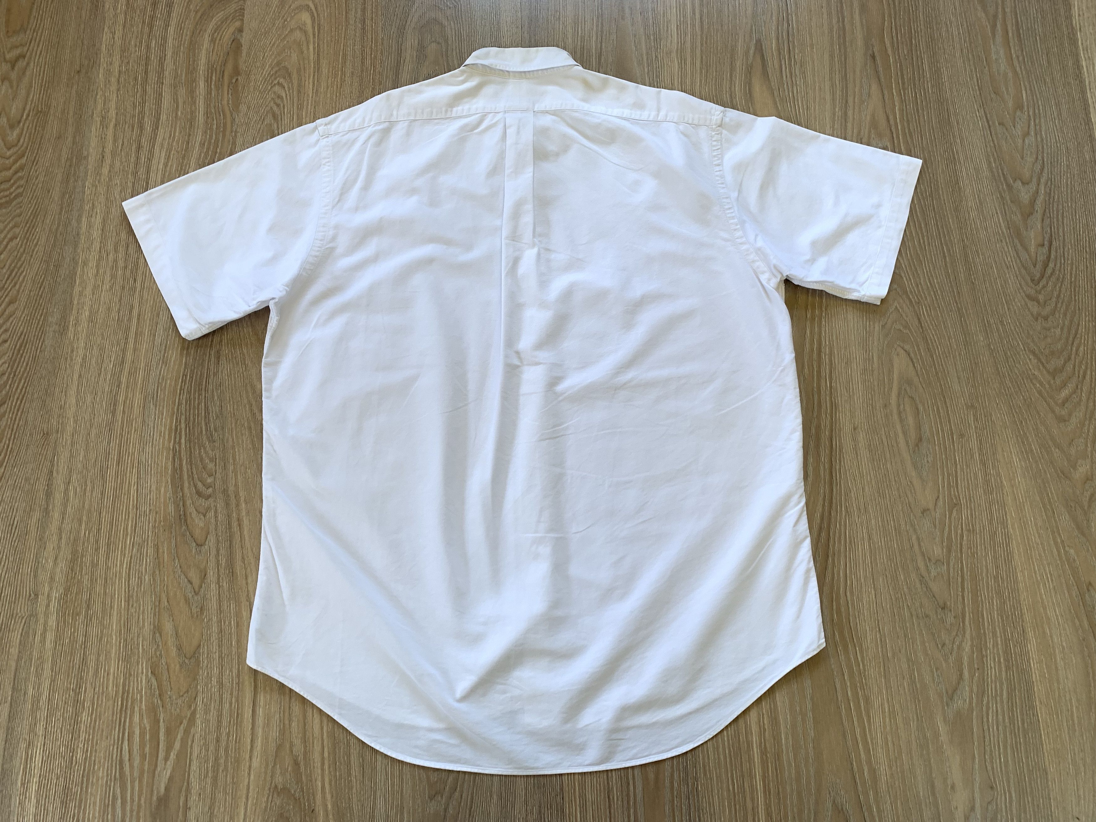 Polo Ralph Lauren Polo Ralph Lauren Blake White Cotton Short Sleeve Shirt Size US L / EU 52-54 / 3 - 3 Thumbnail