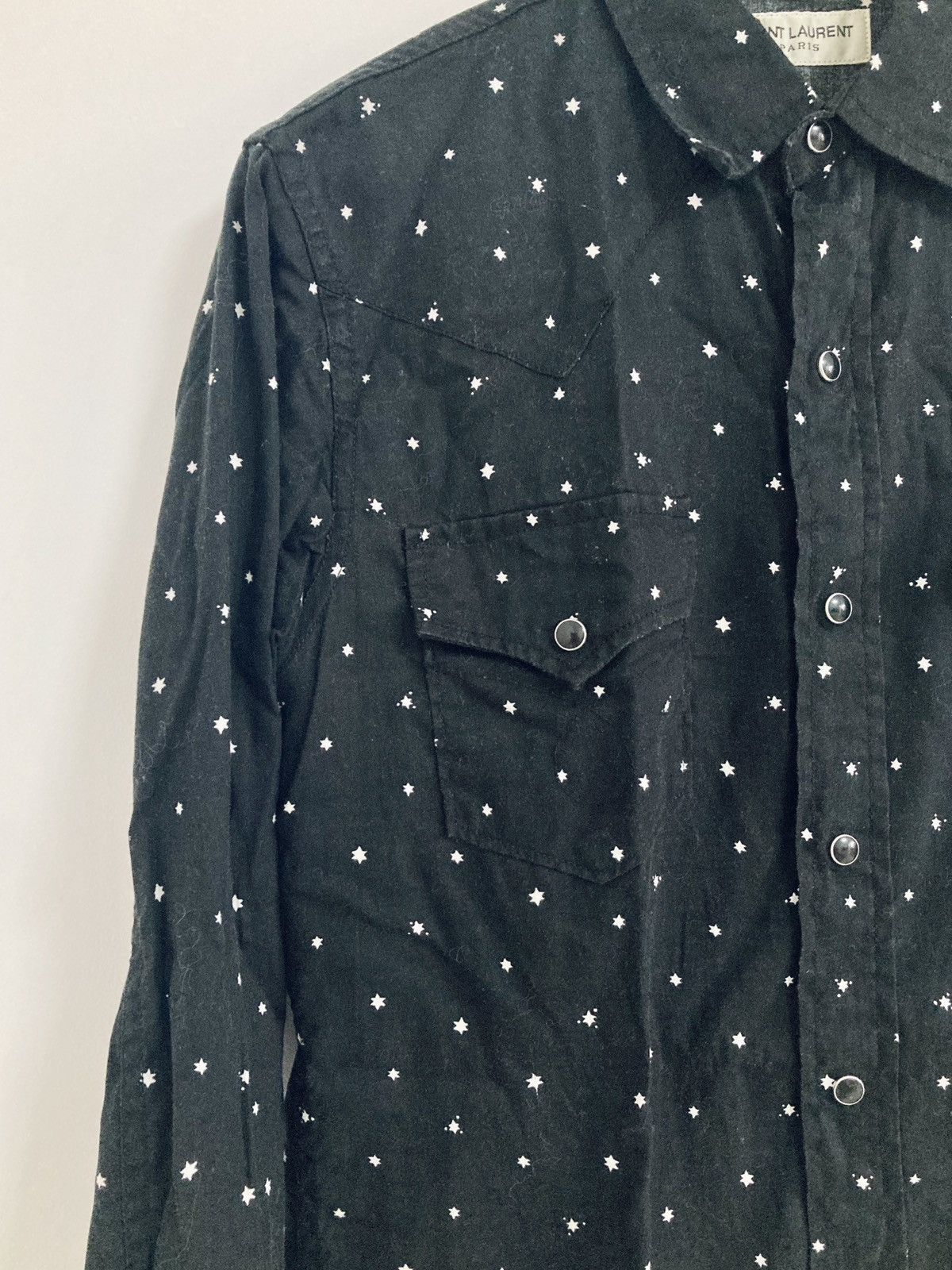 Saint Laurent Paris SAINT LAURENT BY HEDI SLIMANE 16SS RUNWAY WESTERN SHIRT Size US S / EU 44-46 / 1 - 6 Thumbnail