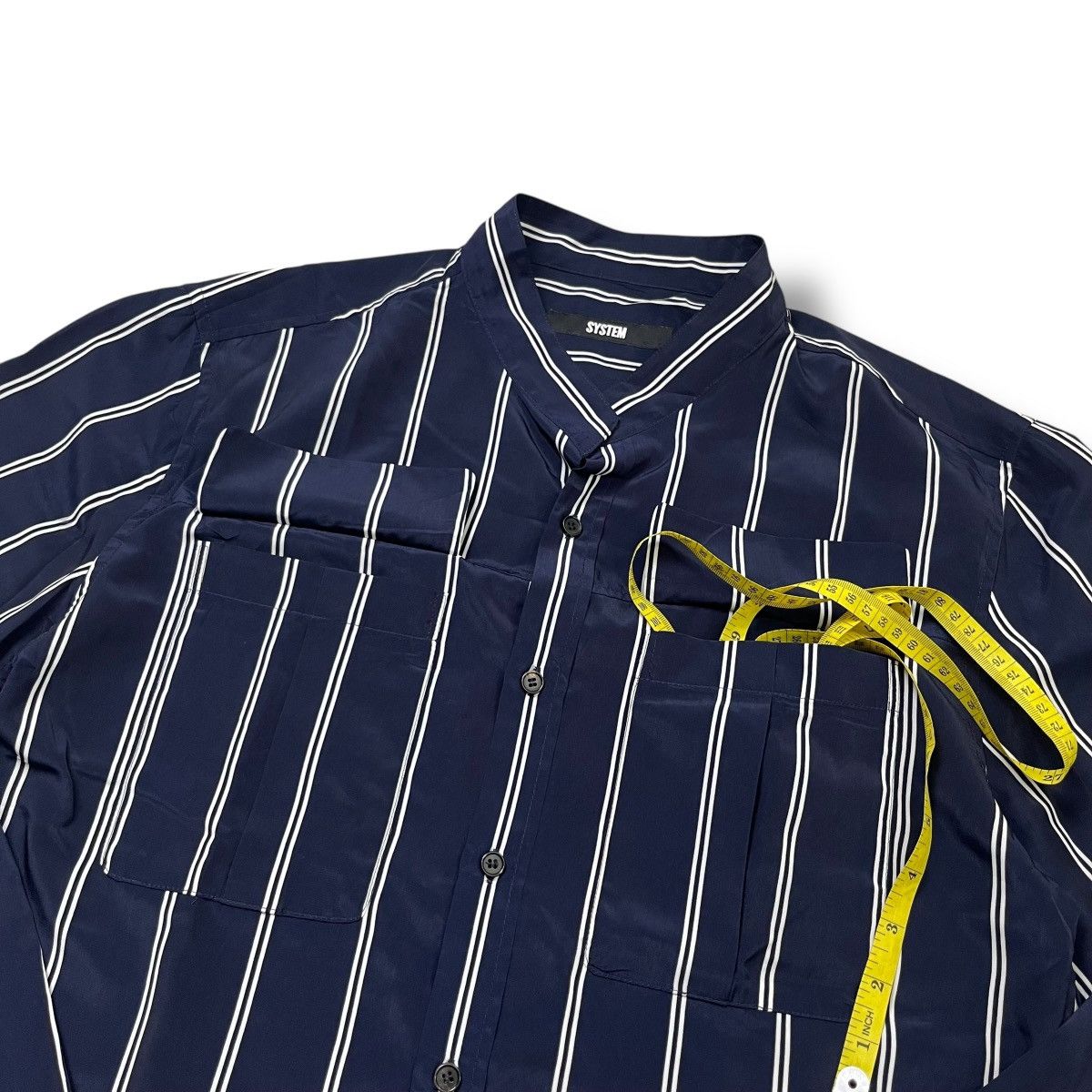 Japanese Brand system shanghai collar button ups shirt like yohji issey cdg Size US L / EU 52-54 / 3 - 3 Thumbnail
