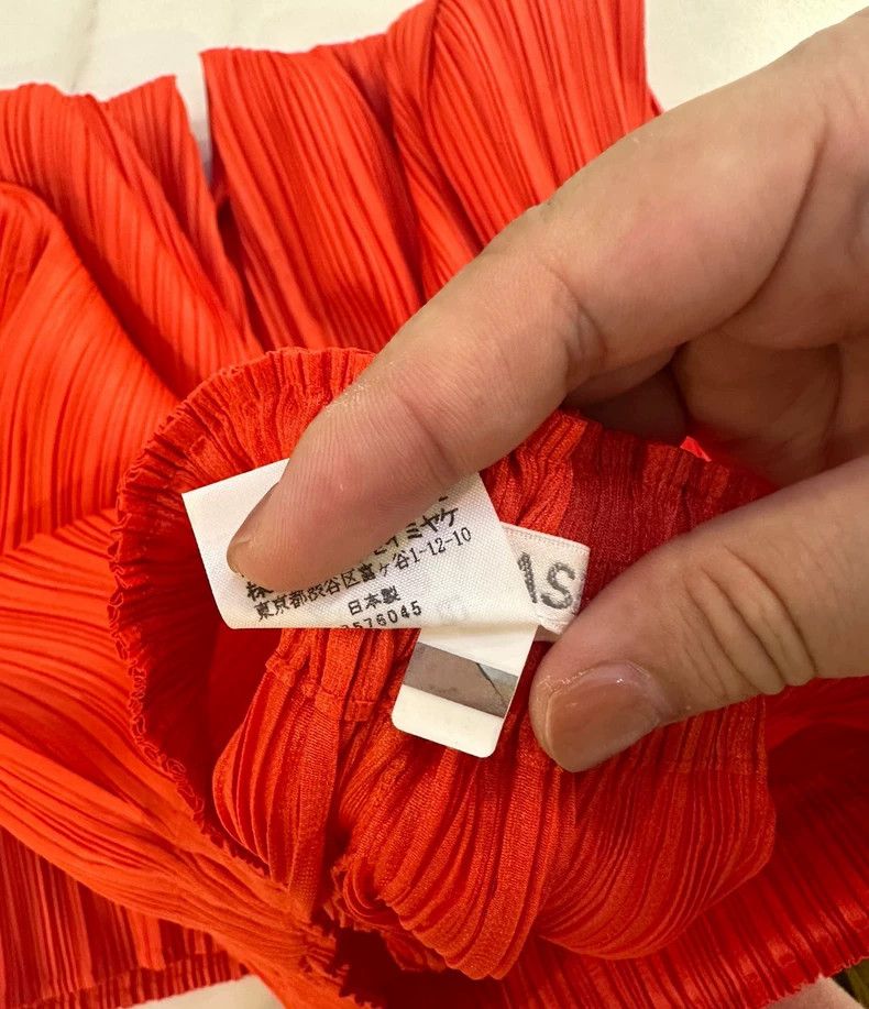 Issey Miyake Issey Miyake size:2 Orange pleated pants Size 26" / US 2 / IT 38 - 4 Thumbnail