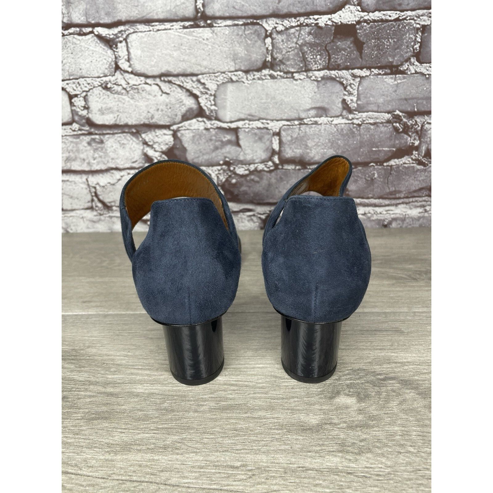 Aquatalia Aquatalia Blue Suede Leather Ankle Strap Heel Open Sandals W Size US 11 / IT 41 - 4 Thumbnail
