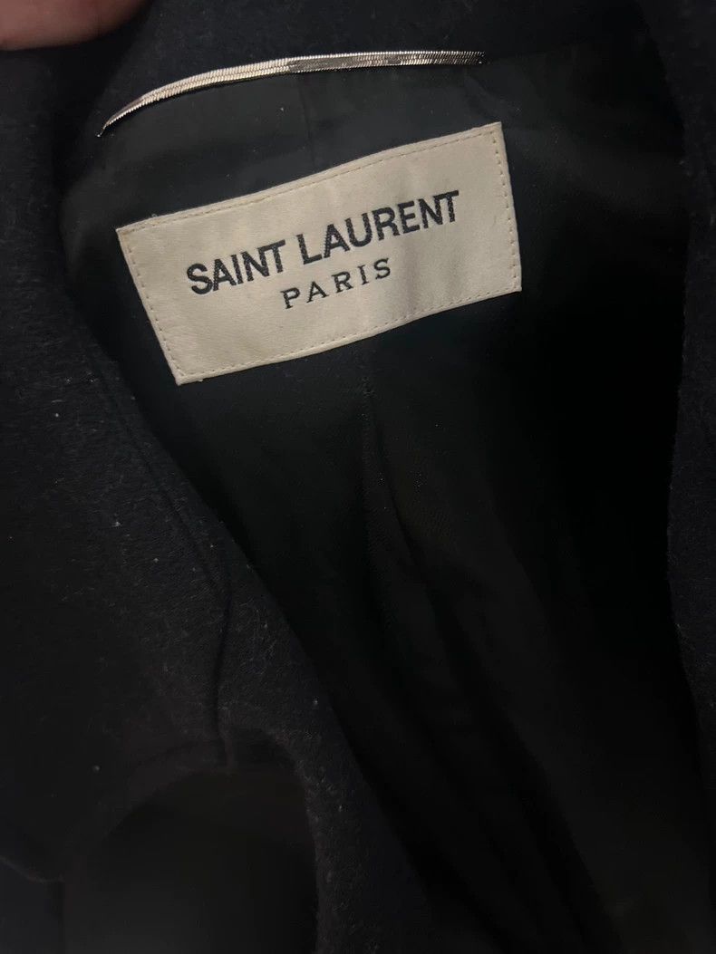 Yves Saint Laurent Saint Laruent 16 FW Navy Button coat 2502-Nextarrow Size US M / EU 48-50 / 2 - 2 Thumbnail