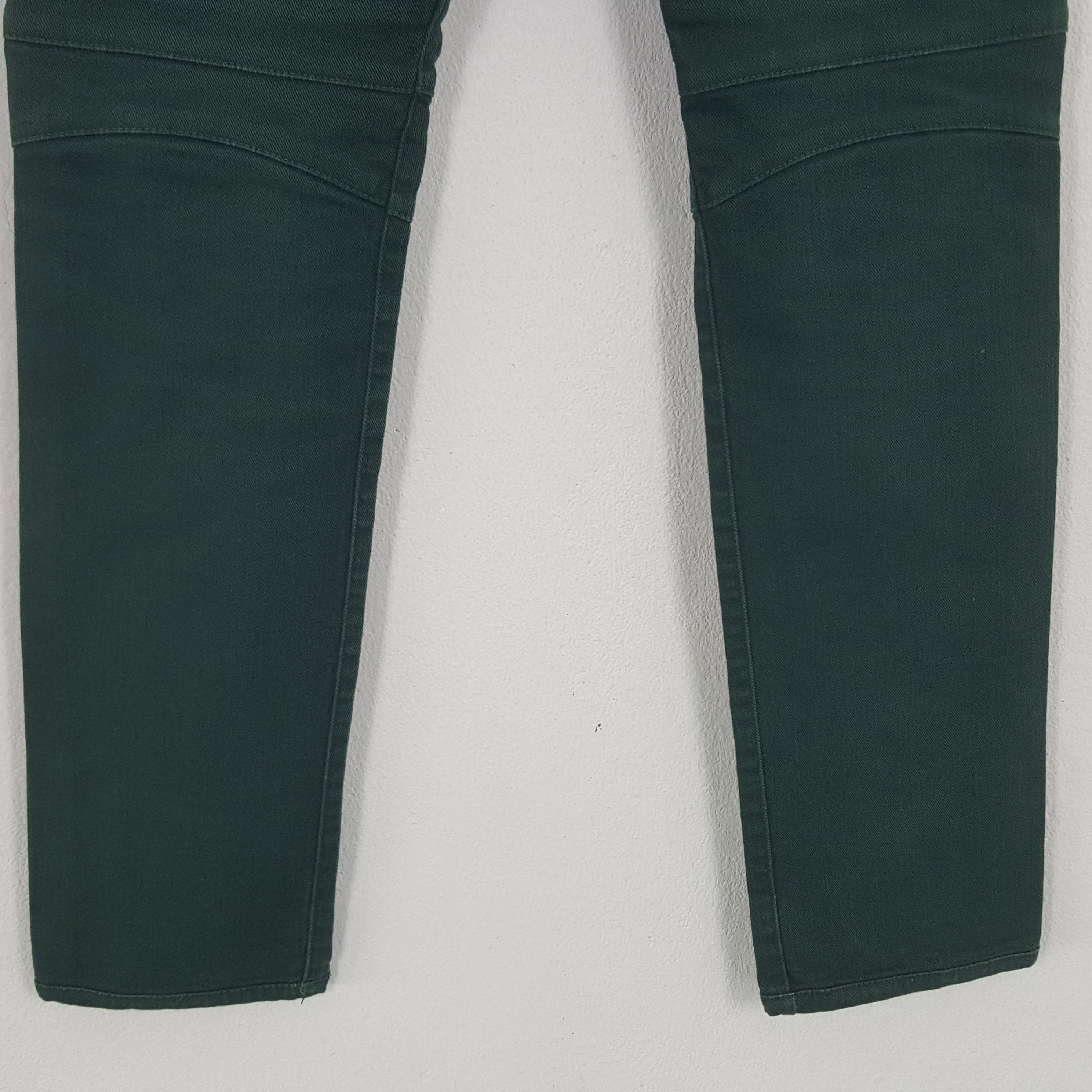 Balmain × Vintage Vintage Balmain Emerald Green Jeans Size US 29 - 6 Thumbnail